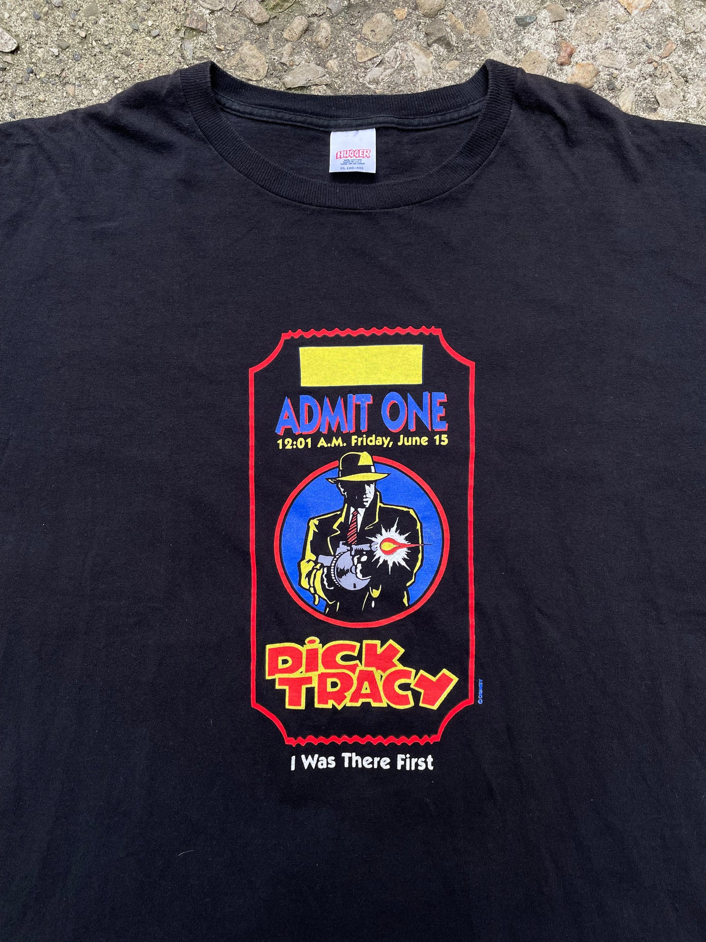 1990 Dick Tracy Movie Graphic T-Shirt - XL