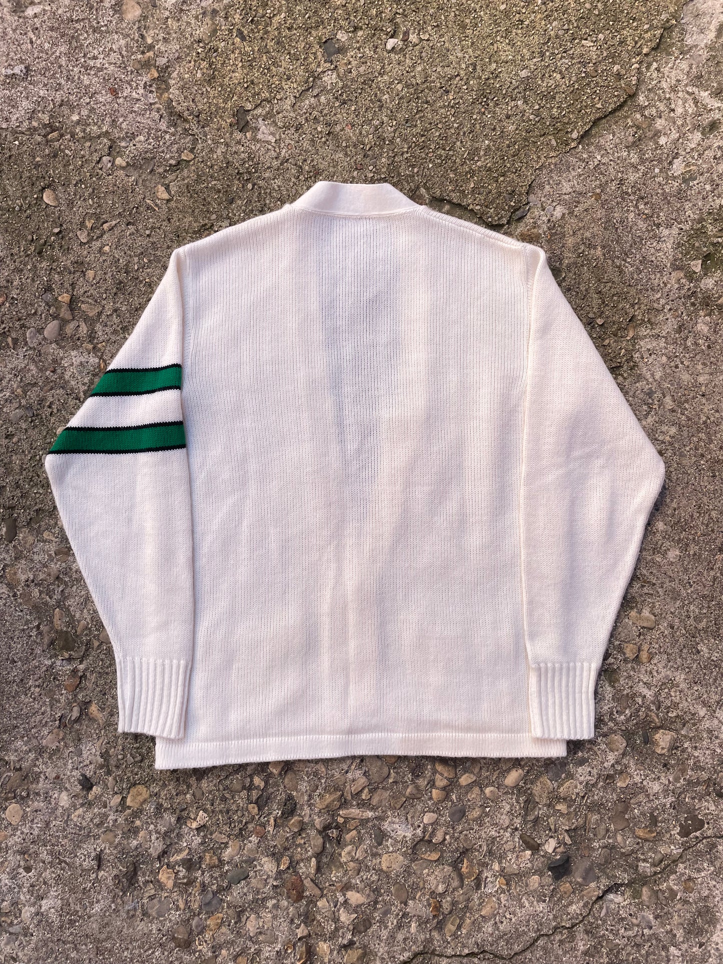 1960's Varsity Knit Cardigan Sweater - L