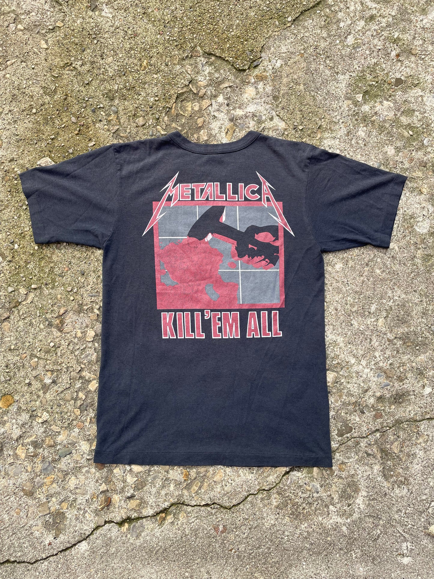 1987 Metallica Kill 'Em All Band T-Shirt - L