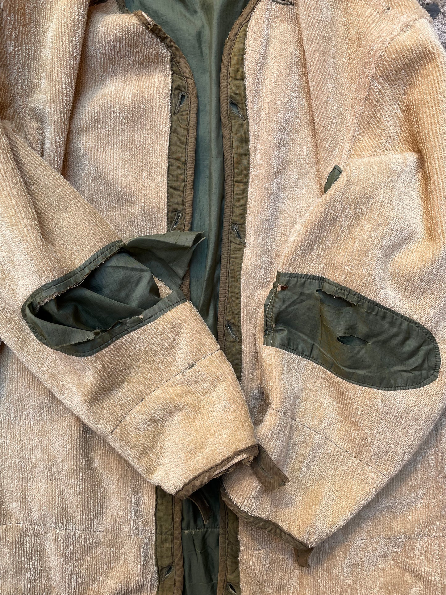 1950's U.S. Military M-51 Field Jacket Liner - XL