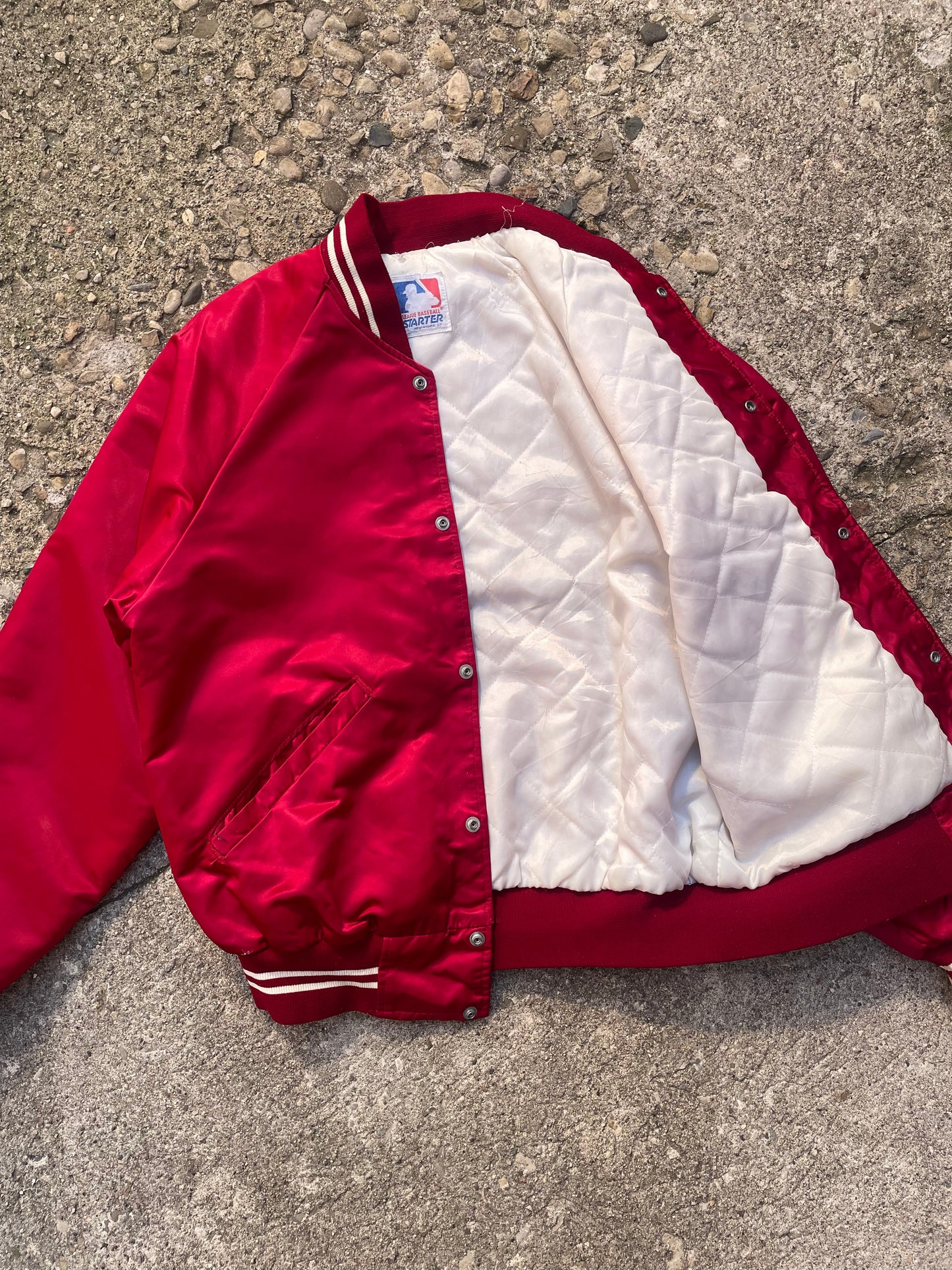 1980's Starter Philadelphia Phillies Satin Jacket - M