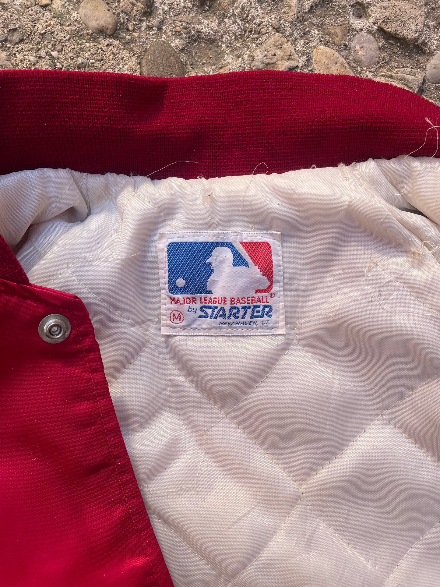 1980's Starter Philadelphia Phillies Satin Jacket - M