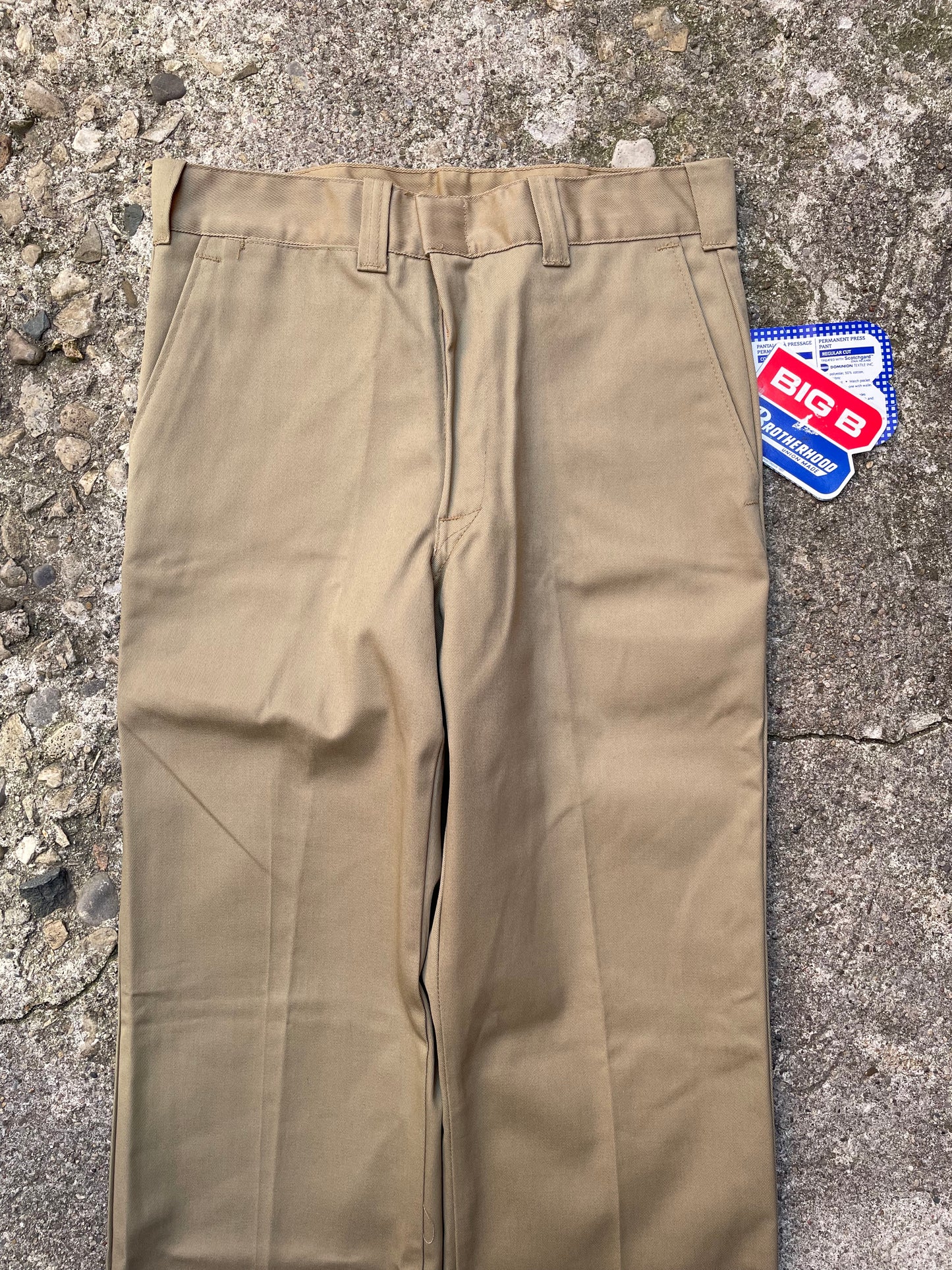 1980's Big B Brotherhood Khaki Work Pants - 29