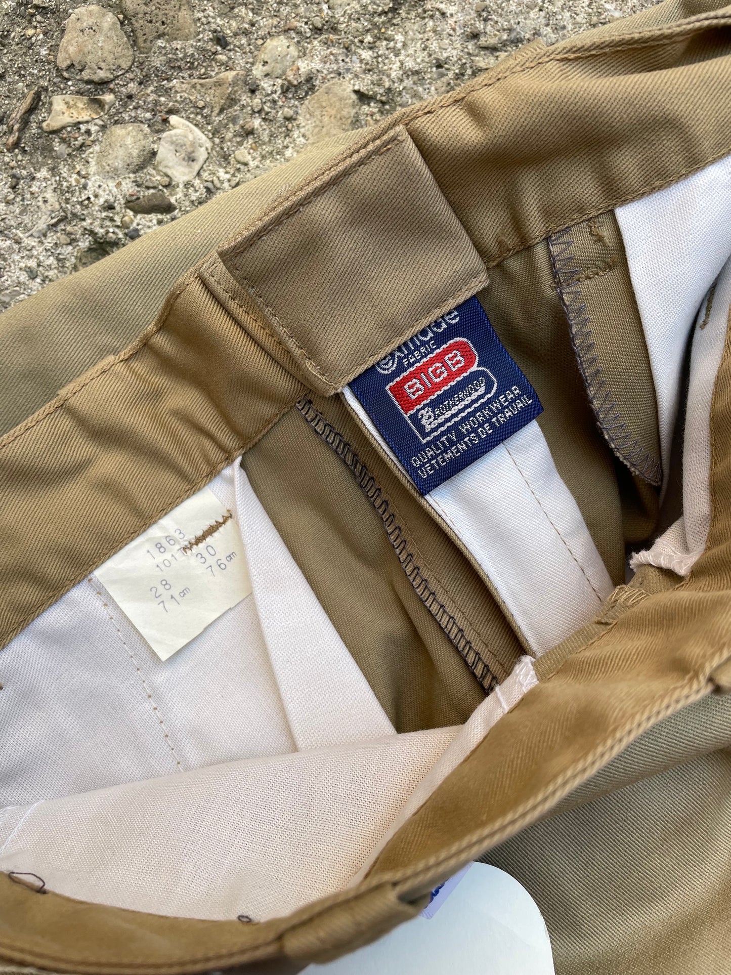 1980's Big B Brotherhood Khaki Work Pants - 29