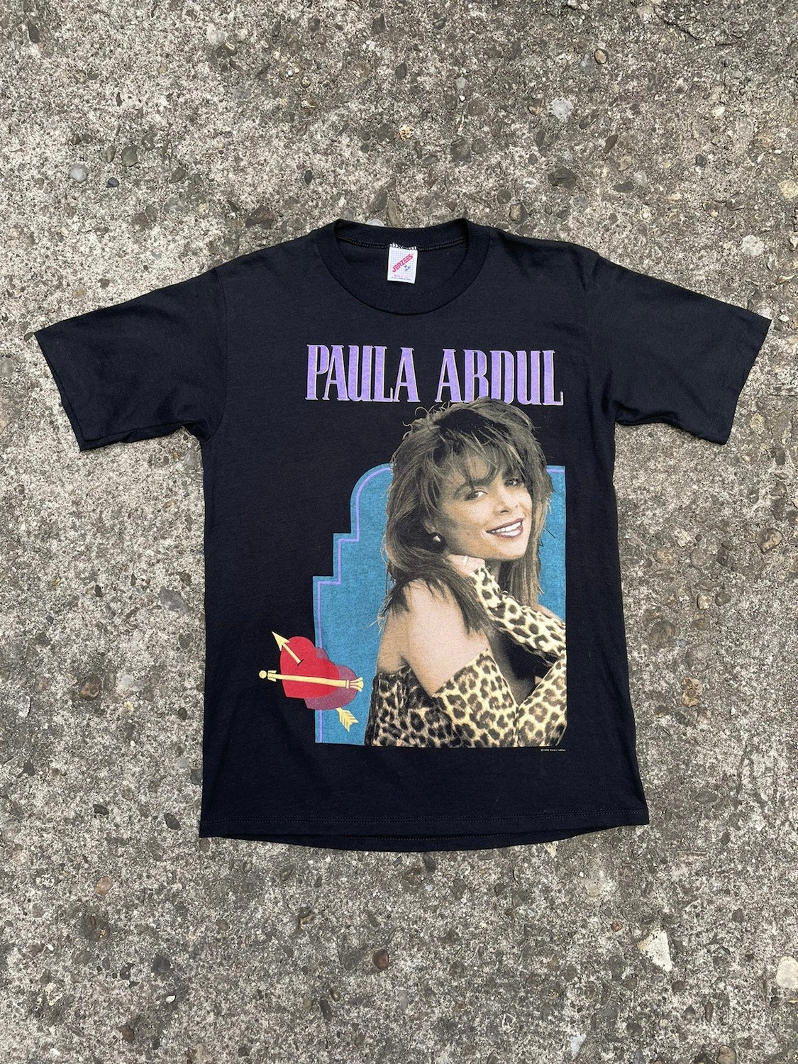 1990 Paula Abdul 'Forever Your Girl' Tour Band T-Shirt - M