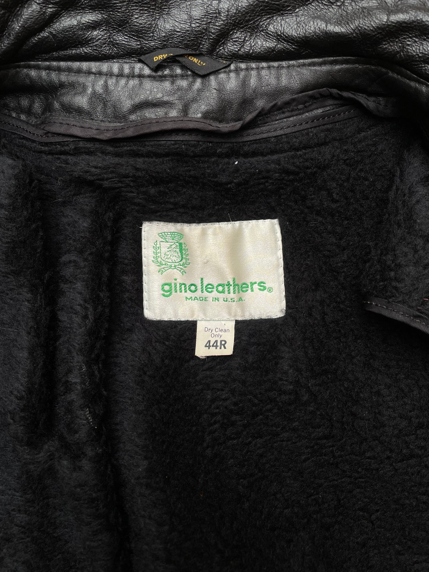 1970's/1980's Gino Leathers Leather Bomber Jacket - L