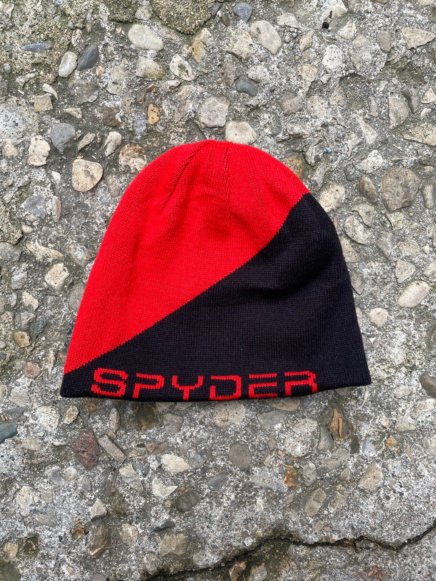 2000's Spyder Reversible Beanie Hat