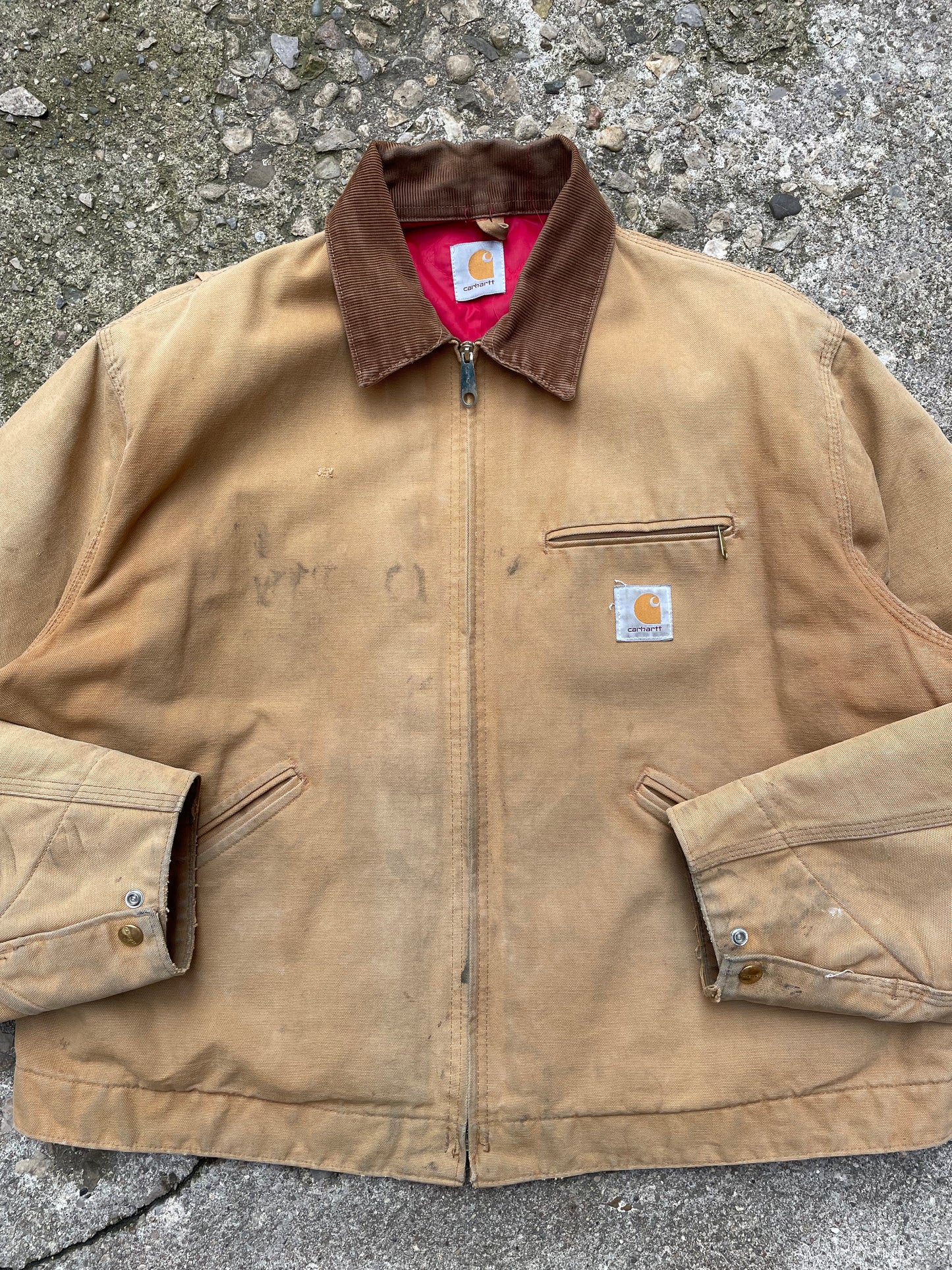 1980's/1990's Carhartt 6QLJ Detroit Work Jacket - XL