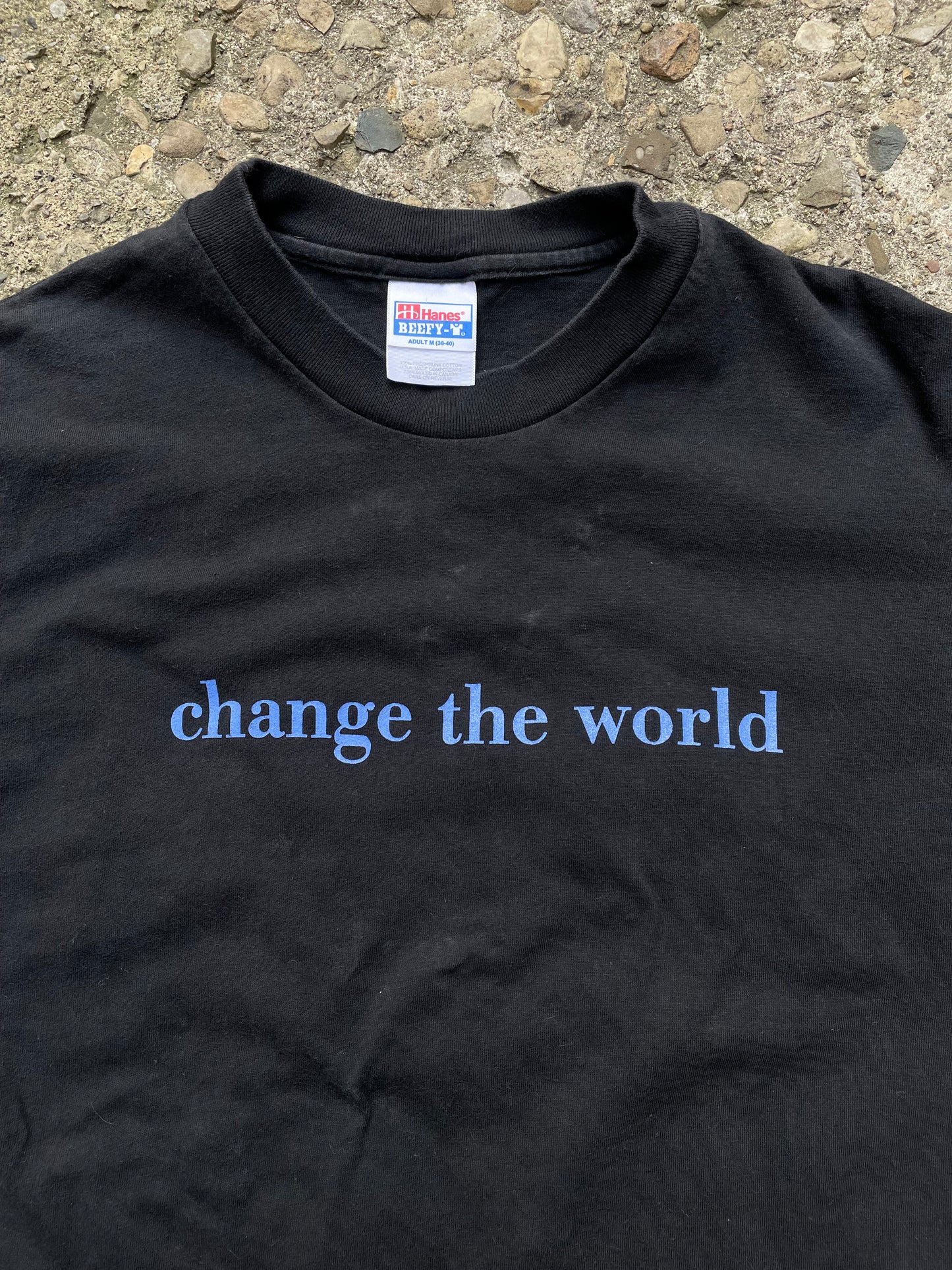 1990's/2000's IBM 'Change The World' Graphic T-Shirt - M