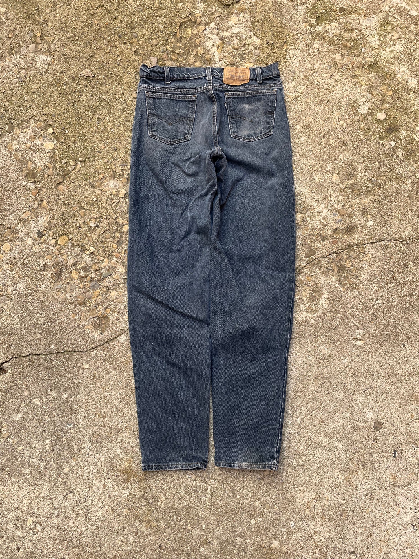 1990 Levi's 550 Dark Wash Denim Jeans - 33