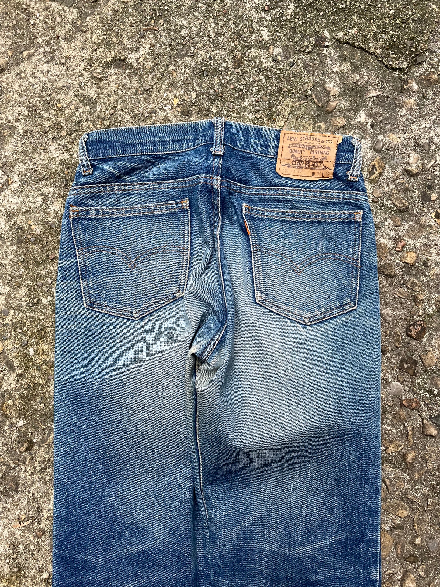 1980's Levi's 631 Orange Tab Denim Jeans - 32