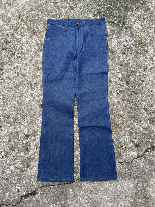 2000's Wrangler Slim Fit Boot Cut Dark Wash Denim Jeans - 31