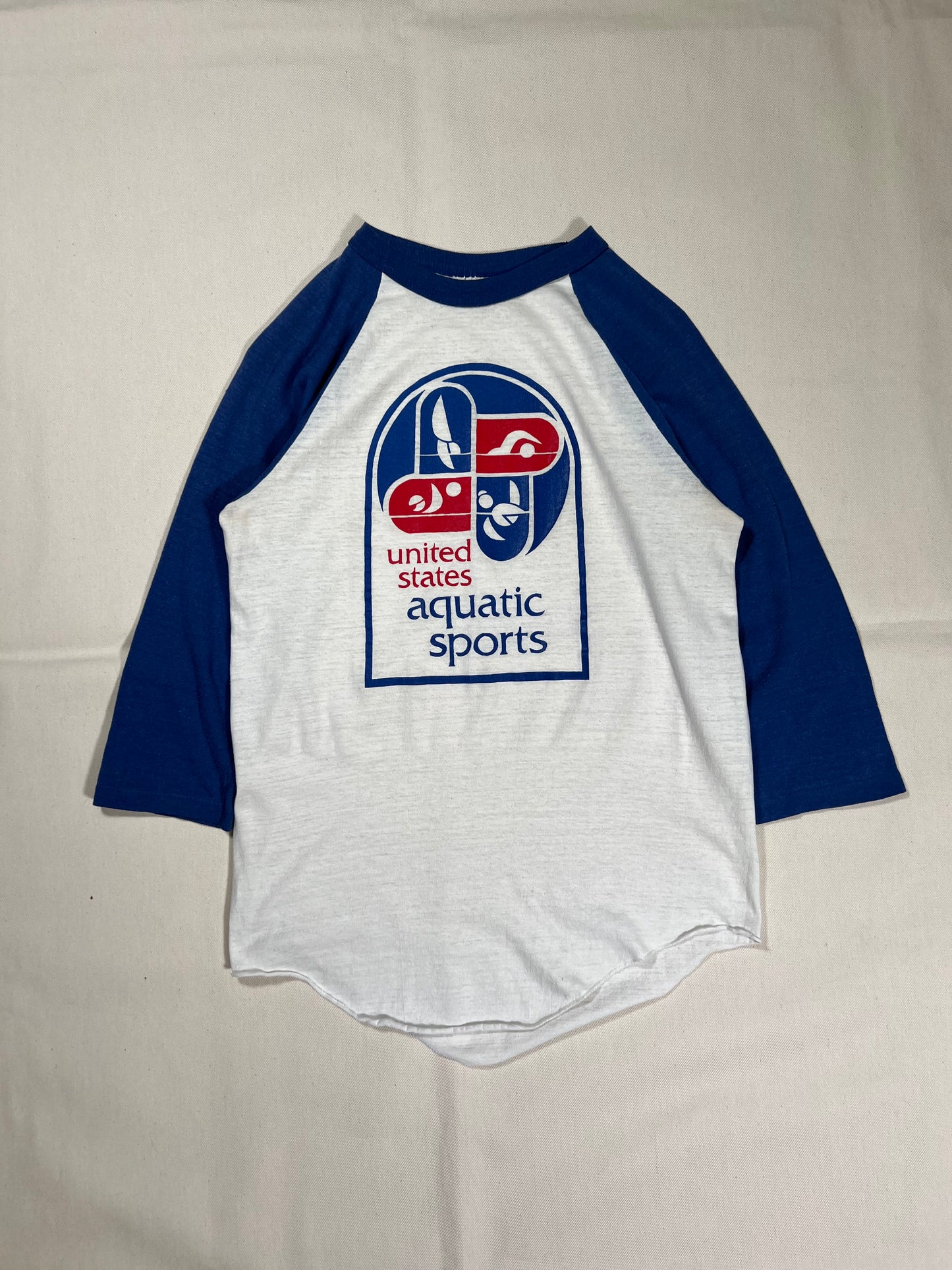 1980's United States Aquatic Sports Raglan T-Shirt - M