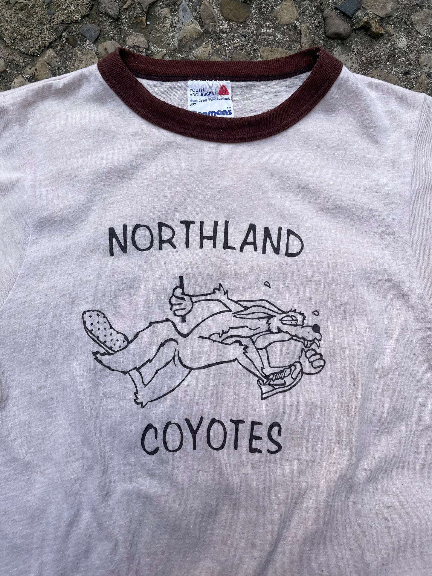 1983 Northland Coyotes Graphic Ringer Baby T-Shirt - S