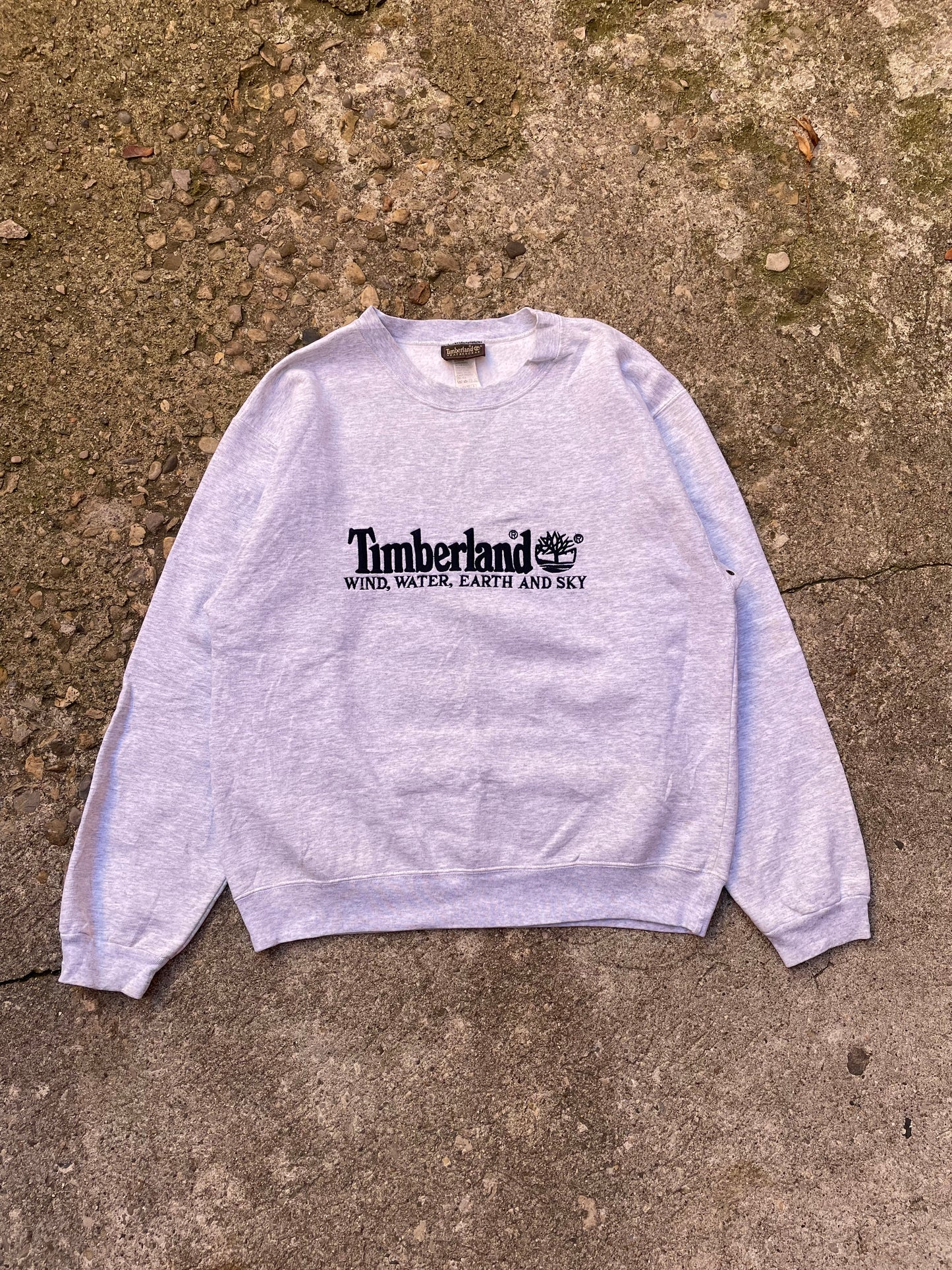 1990's Timberland Embroidered Logo Crewneck Sweatshirt - L