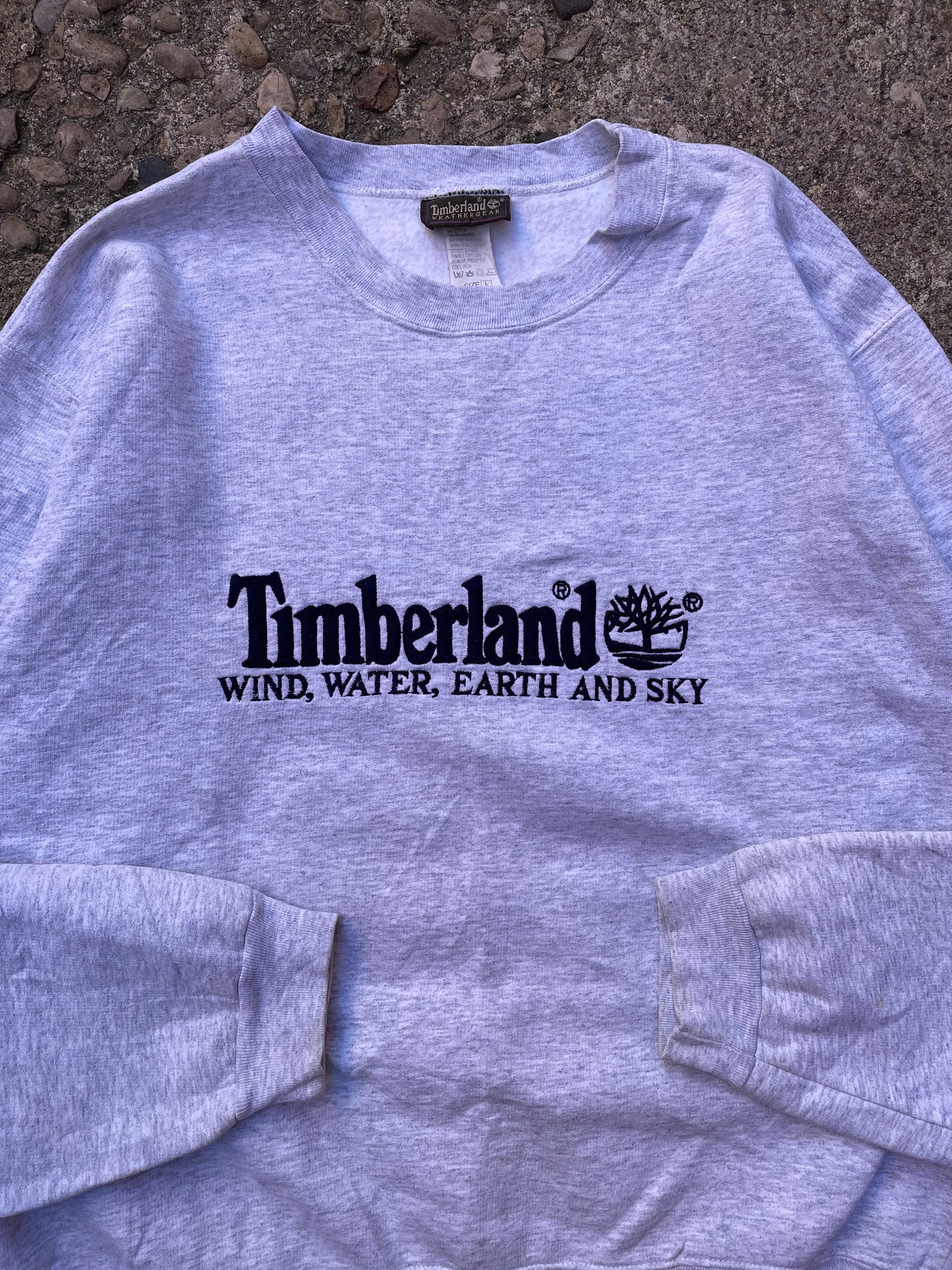 1990's Timberland Embroidered Logo Crewneck Sweatshirt - L