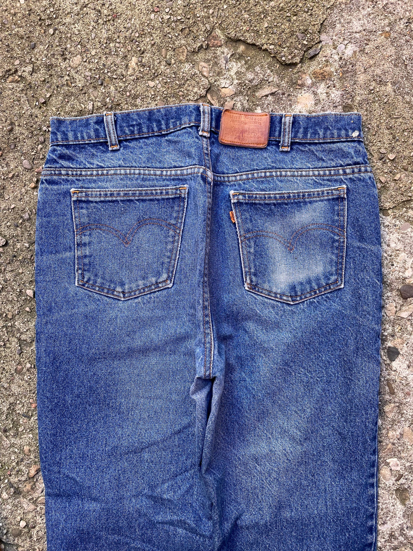 1992 Levi's 619 Orange Tab Denim Jeans - 34