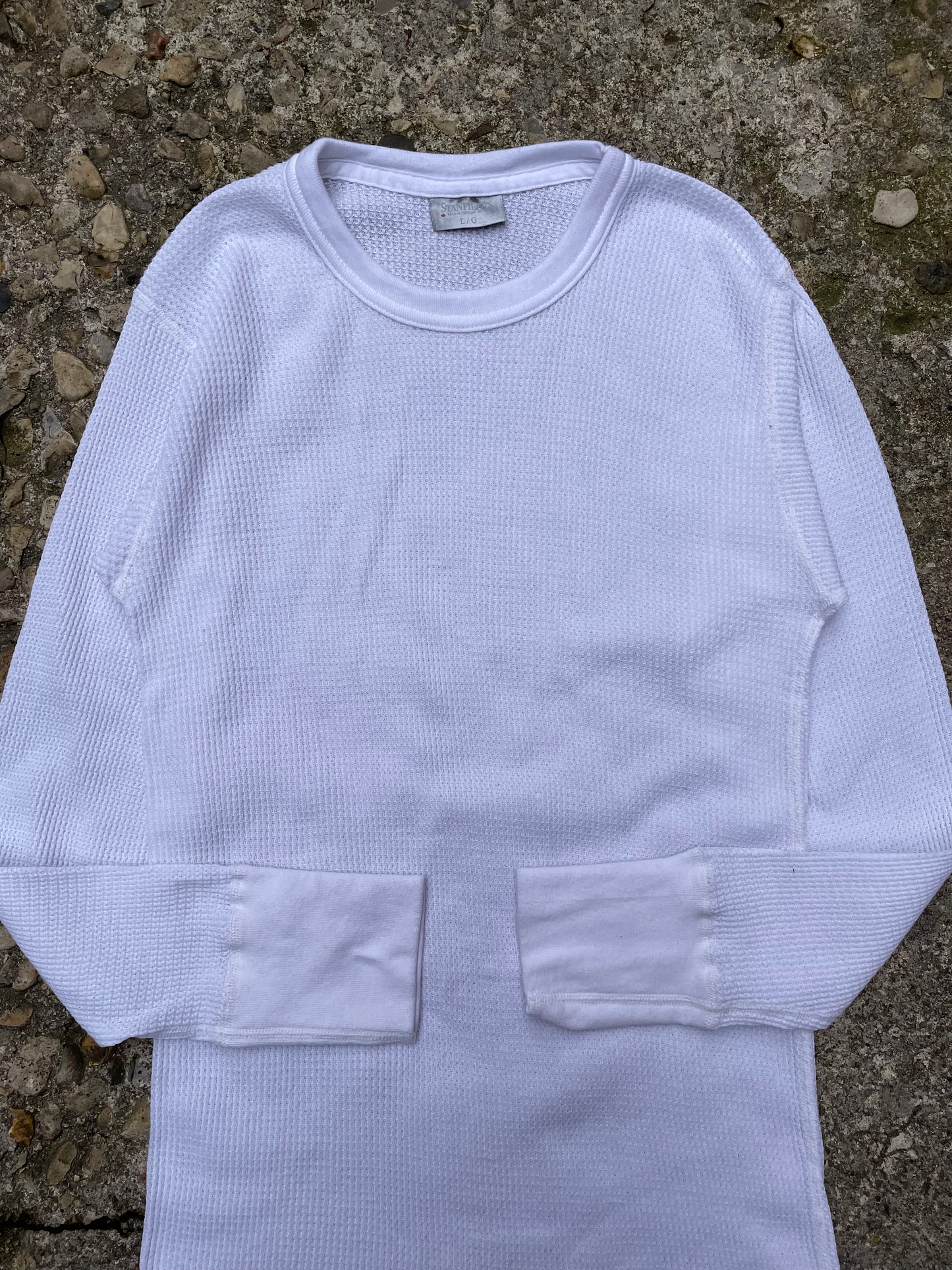 1990's Stanfield's Long Sleeve Thermal Shirt - L