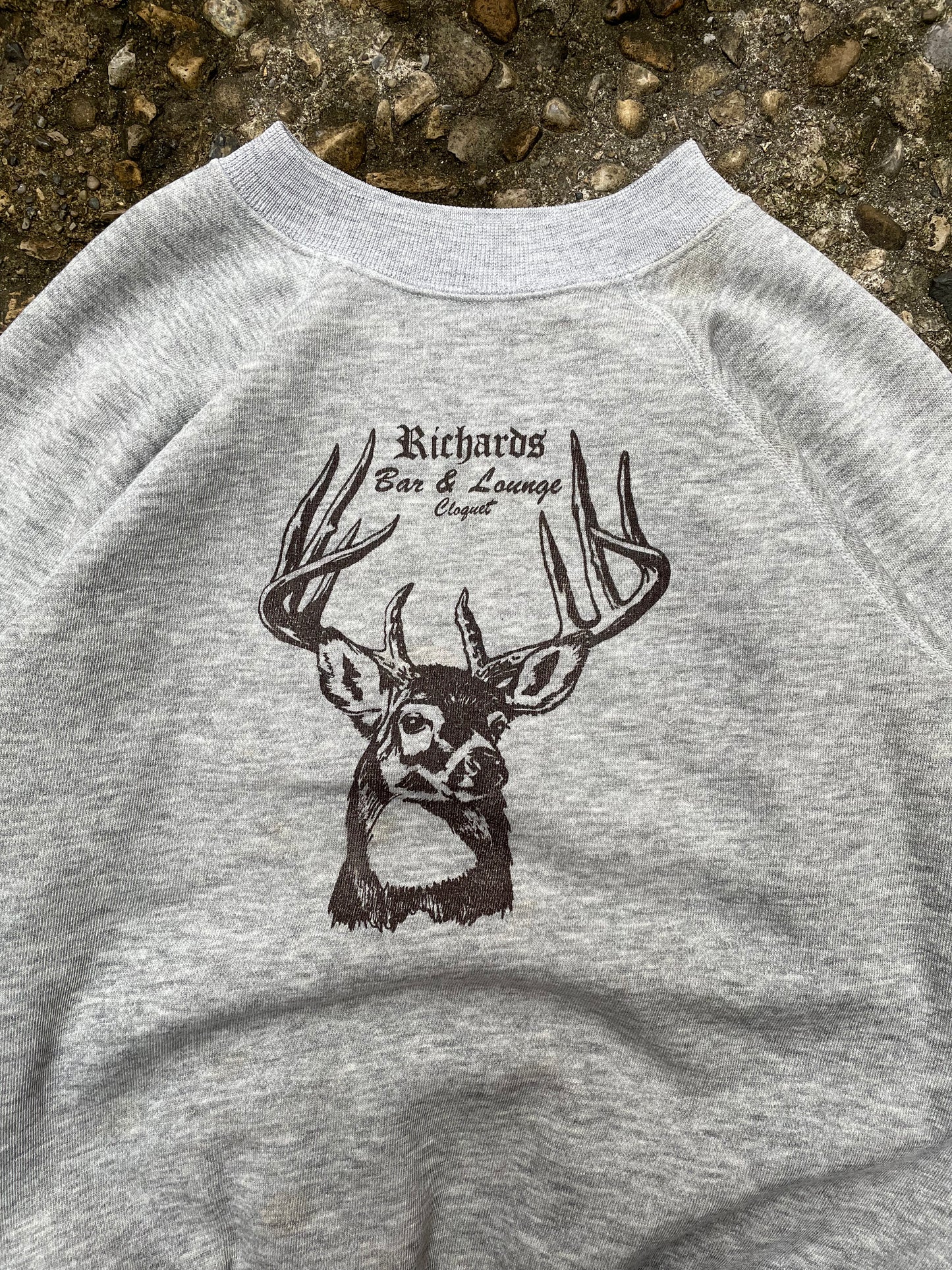 1970's/1980's Richards Bar & Lounge Deer Crewneck - M