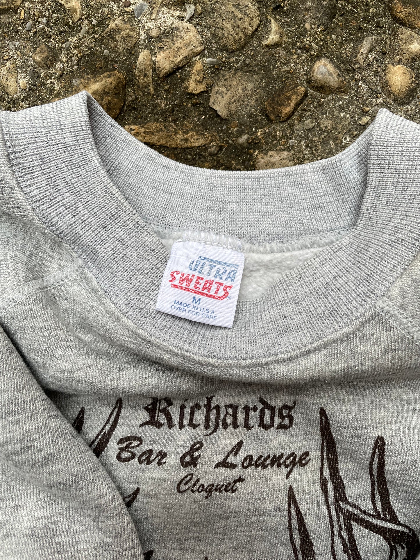 1970's/1980's Richards Bar & Lounge Deer Crewneck - M