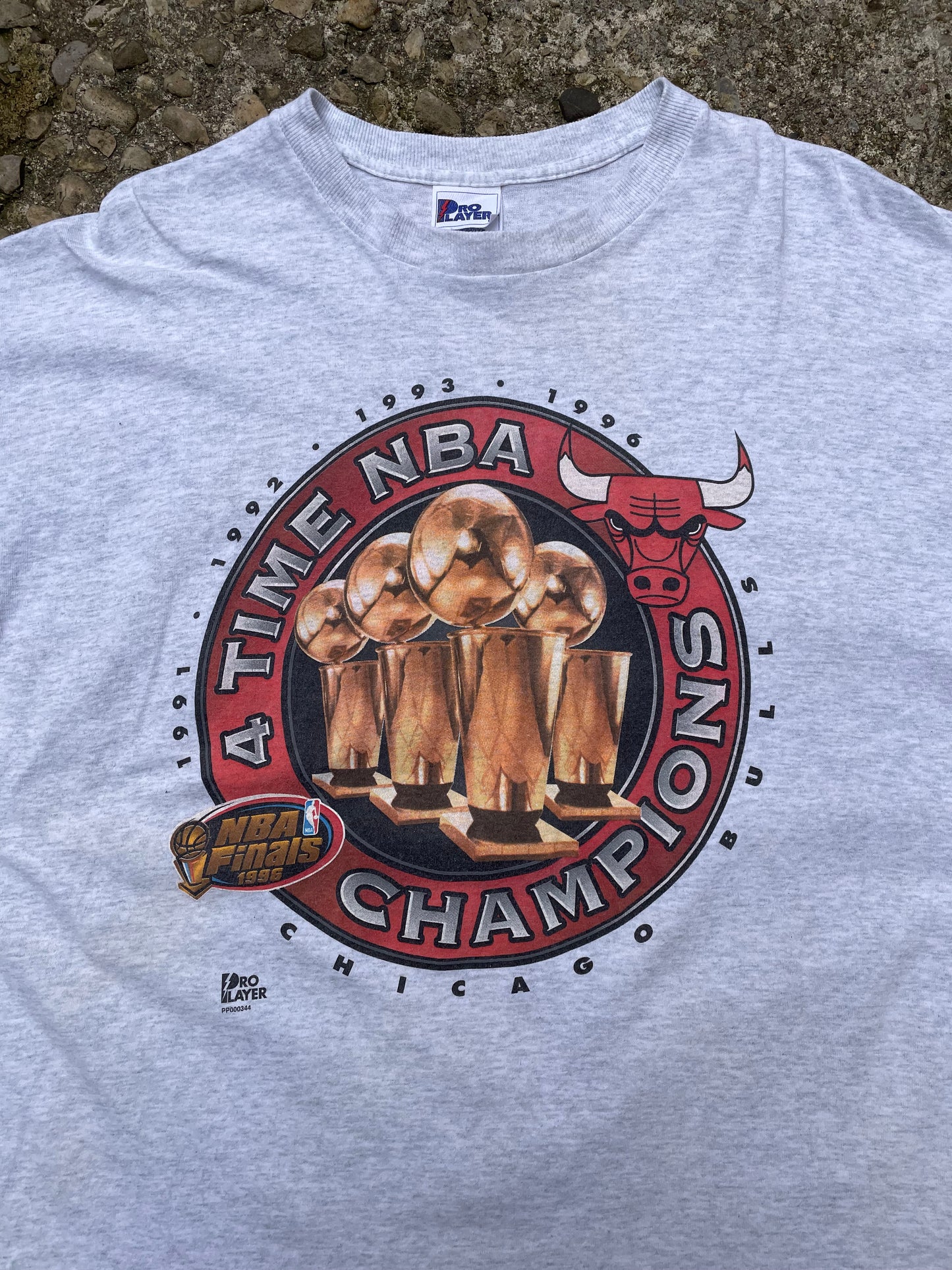 1996 Chicago Bulls NBA Champions Graphic T-Shirt - XL