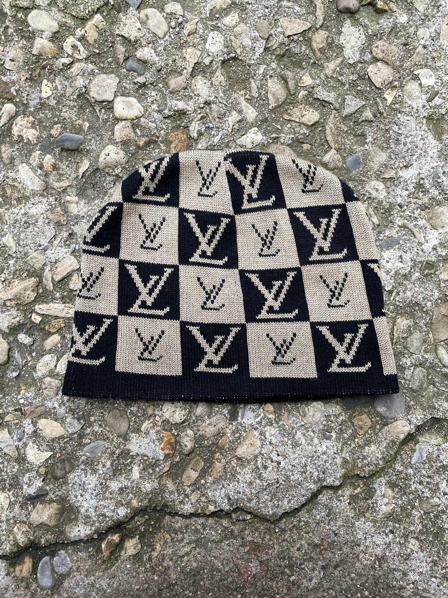 Bootleg Louis Vuitton Monogram Beanie