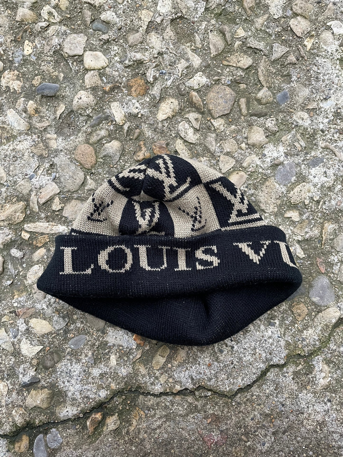 Bootleg Louis Vuitton Monogram Beanie