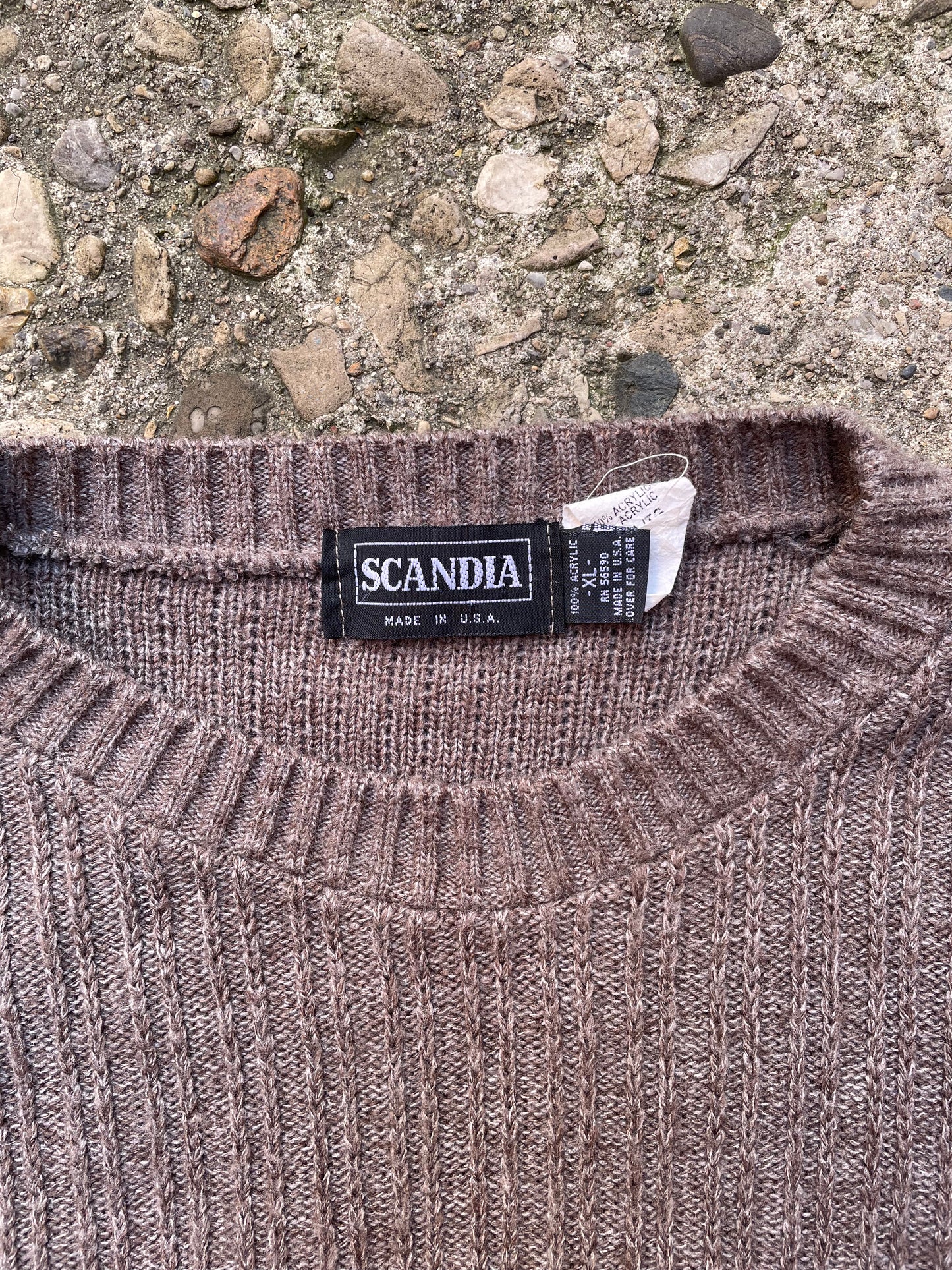 1980's Scandia Knit Sweater - XL