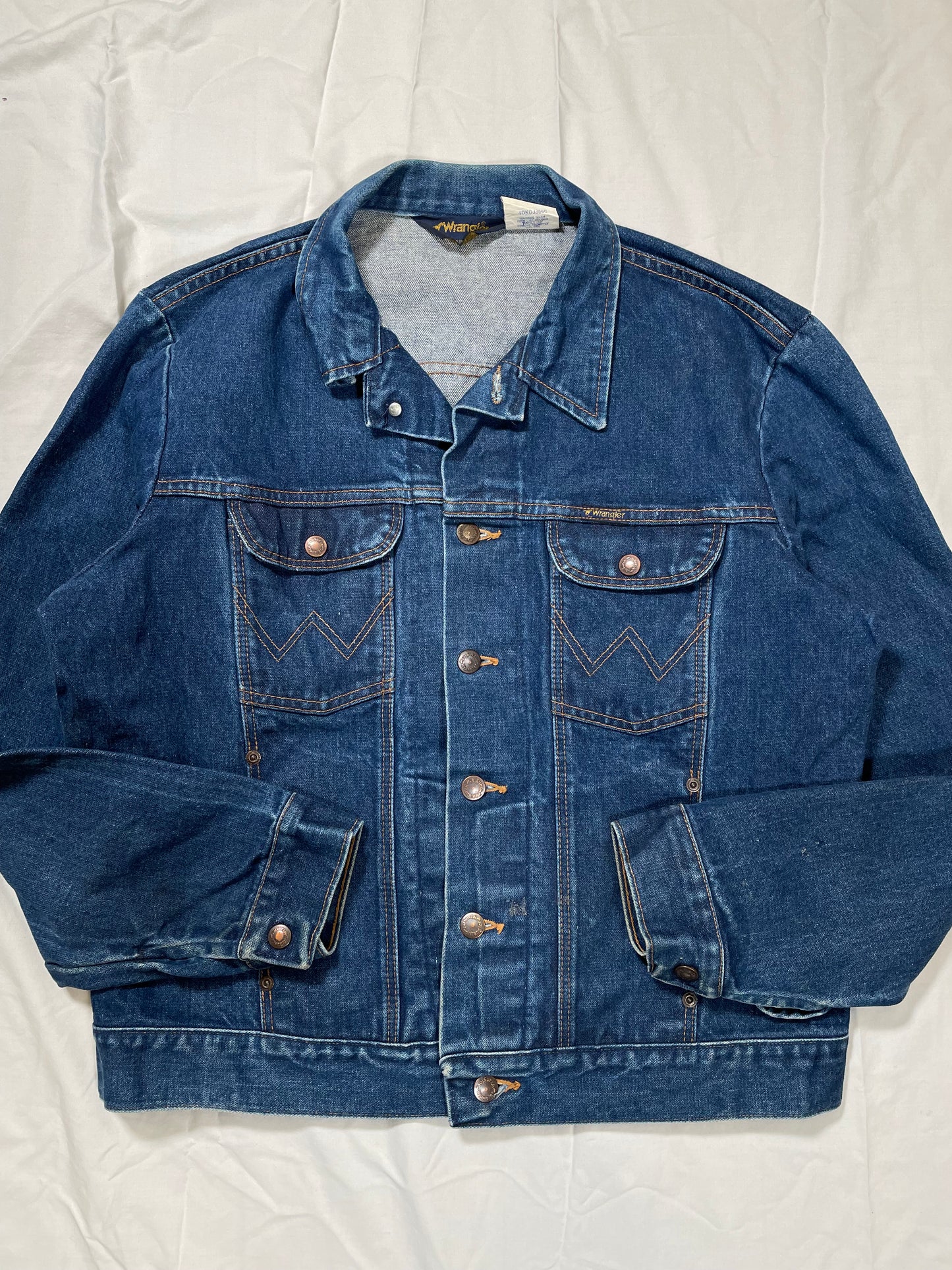 1980's Wrangler Dark Wash Denim Jacket - L