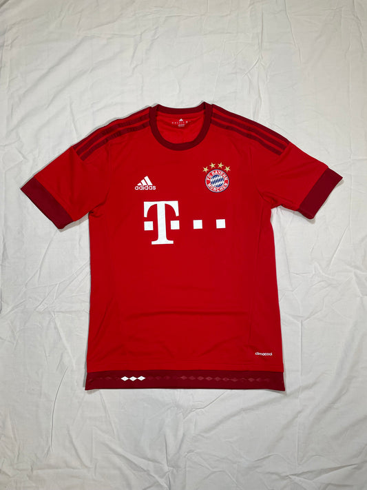 2015-2016 Adidas Bayern Munich FC Soccer/Futbol Jersey/Kit - S