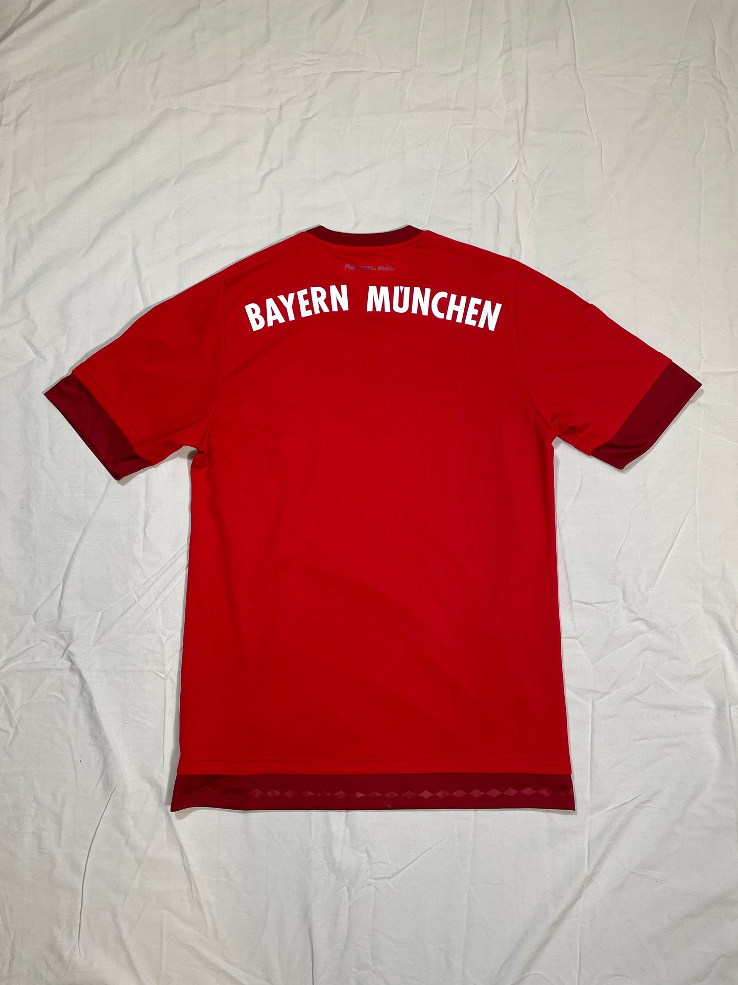 2015-2016 Adidas Bayern Munich FC Soccer/Futbol Jersey/Kit - S