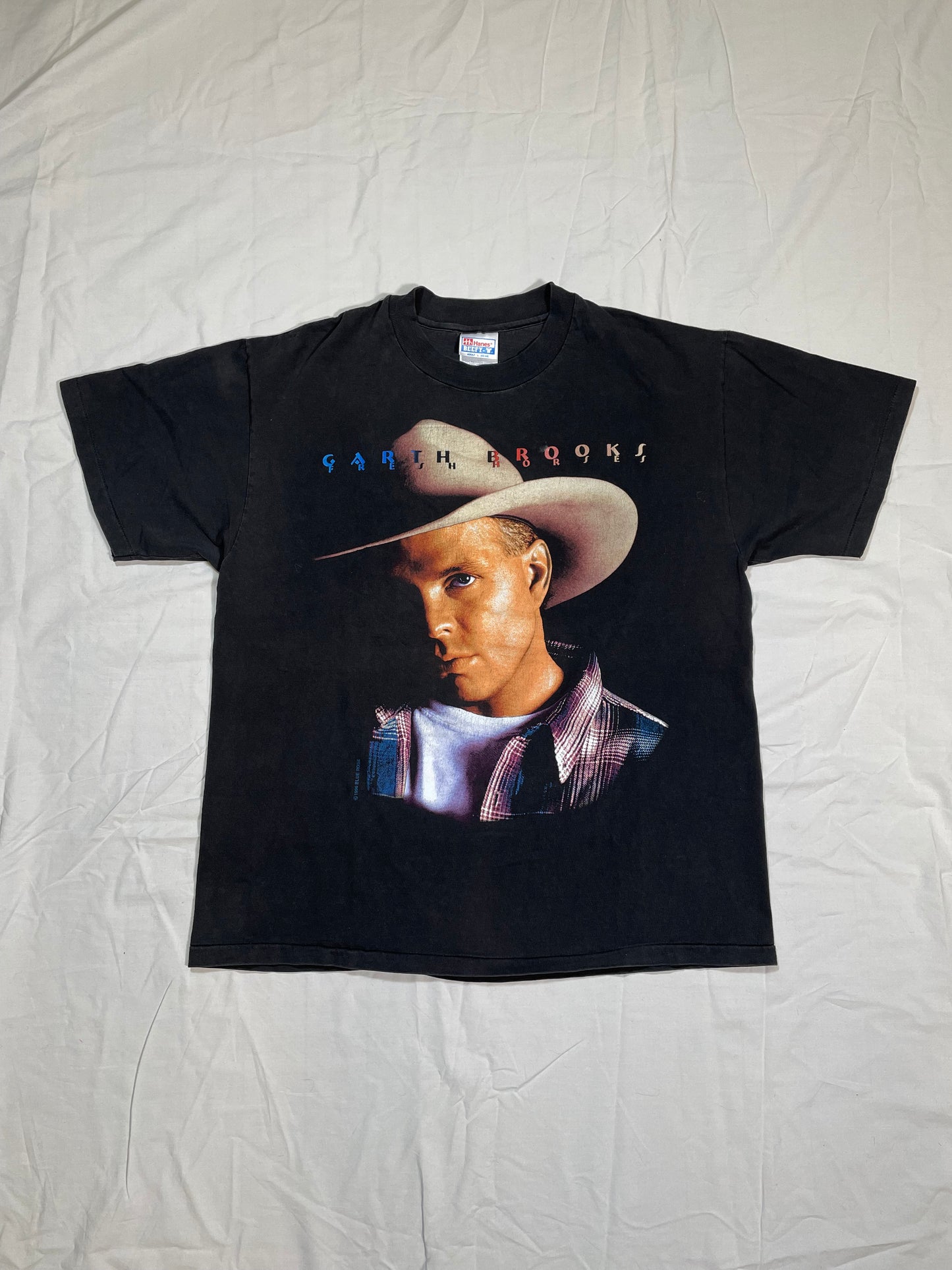 1996 Garth Brooks Fresh Horses Tour Band T-Shirt - L