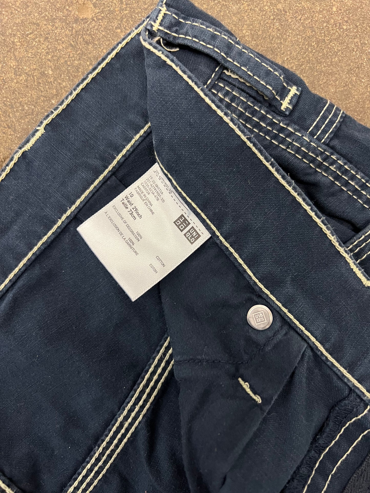 JW Anderson x Uniqlo Straight Leg Navy Trousers - 30