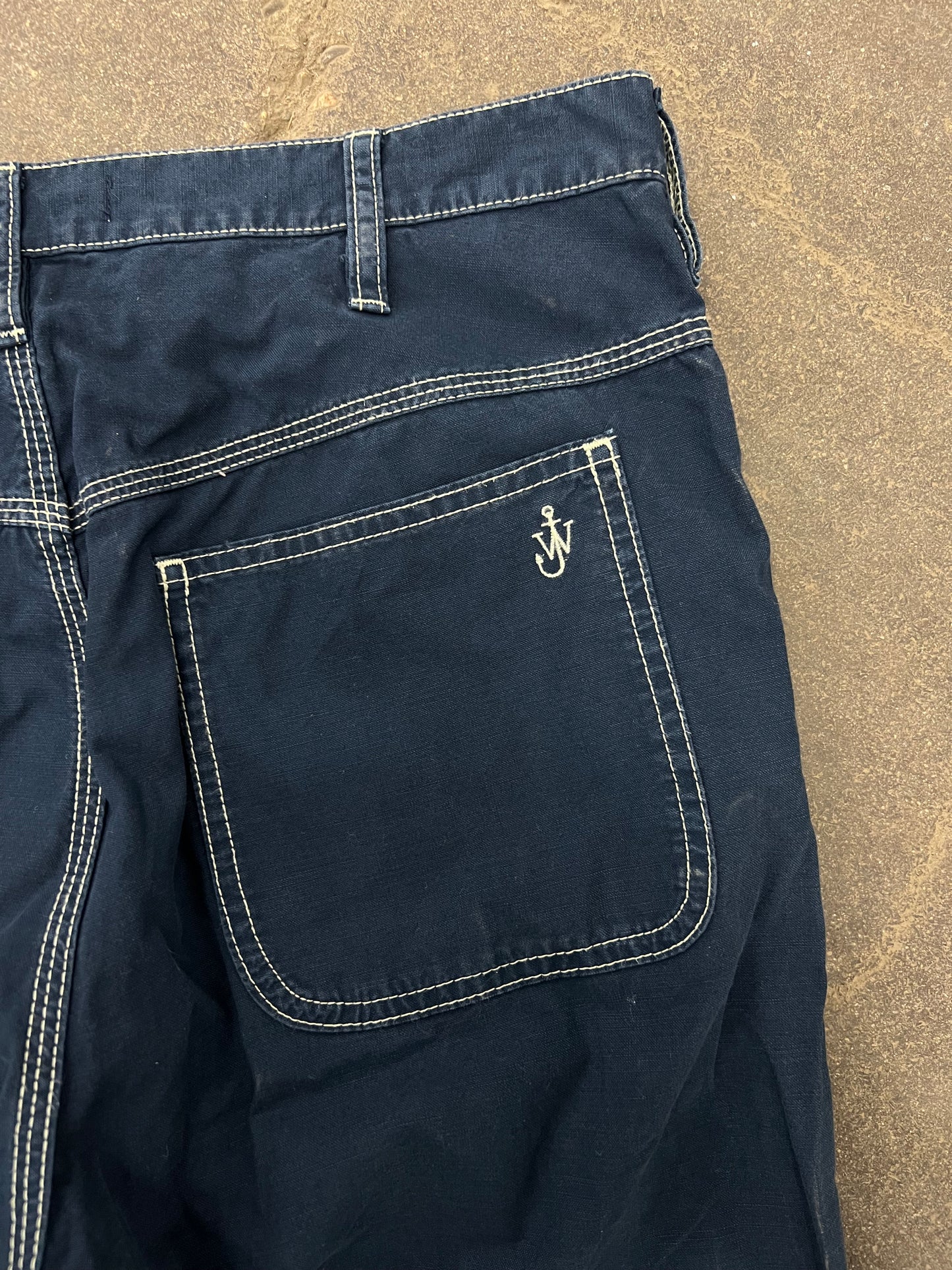 JW Anderson x Uniqlo Straight Leg Navy Trousers - 30