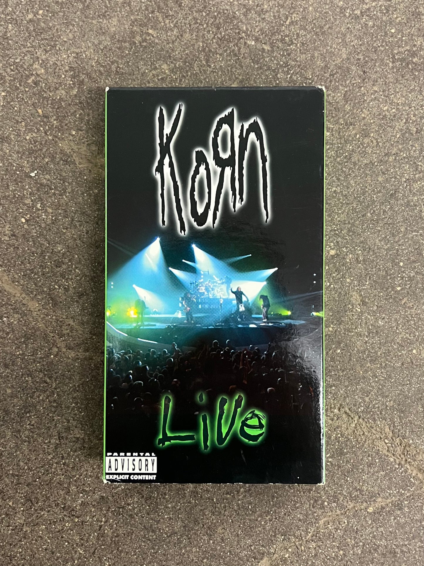 2002 Korn Live VHS Tape