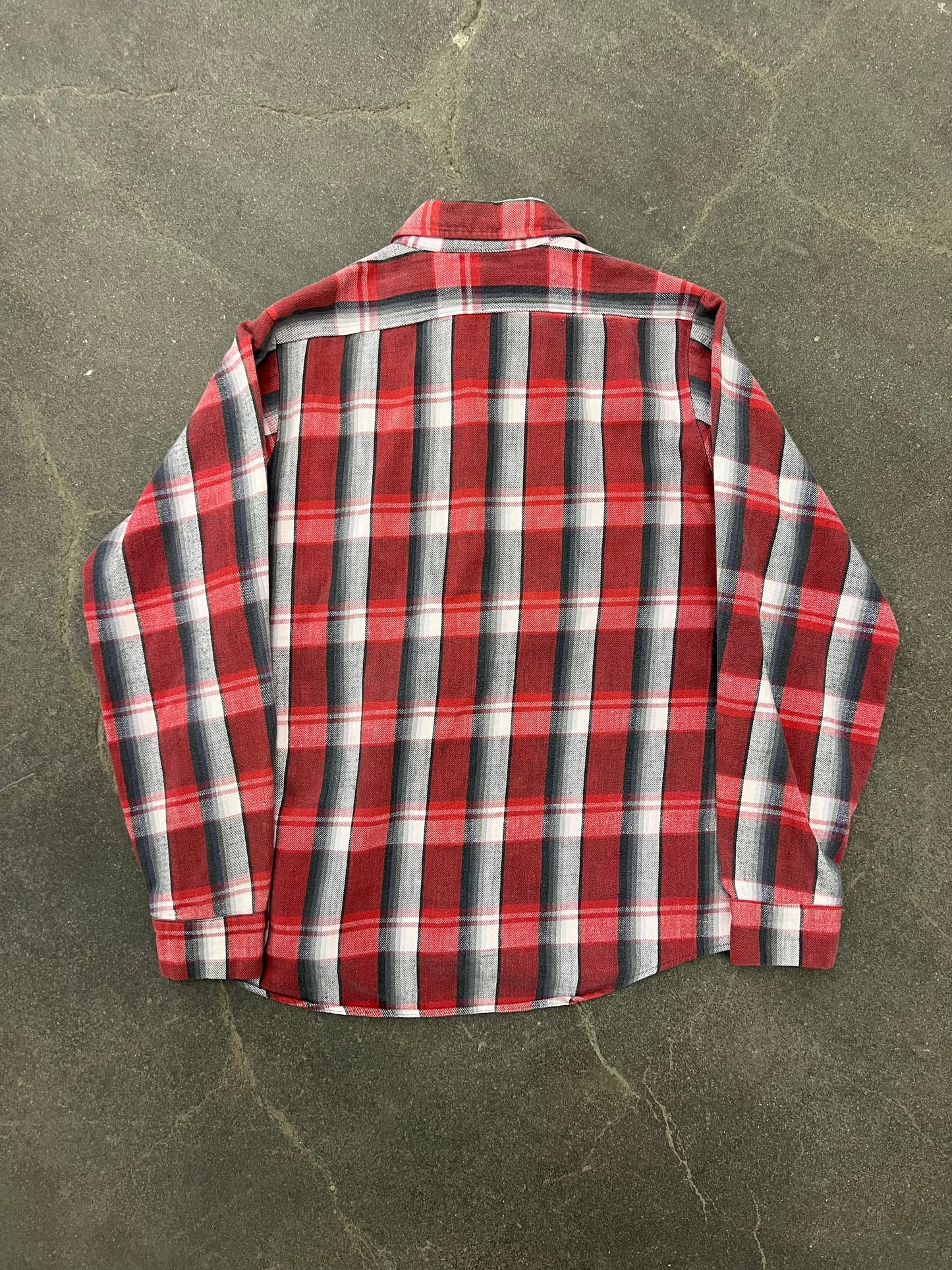 1970's Regent Plaid Cotton Flannel Shirt - L