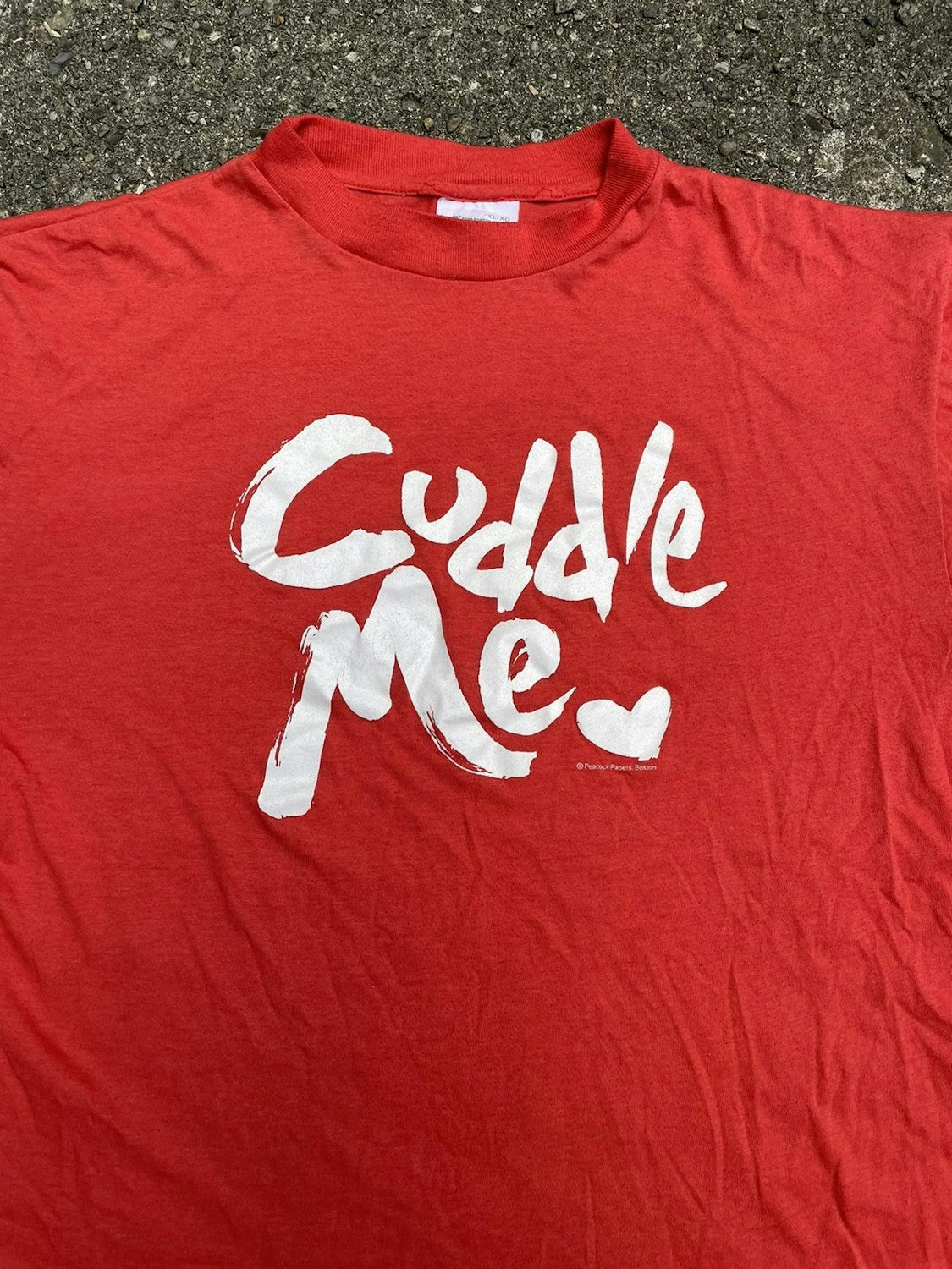 1980's 'Cuddle Me' Graphic T-Shirt - XL