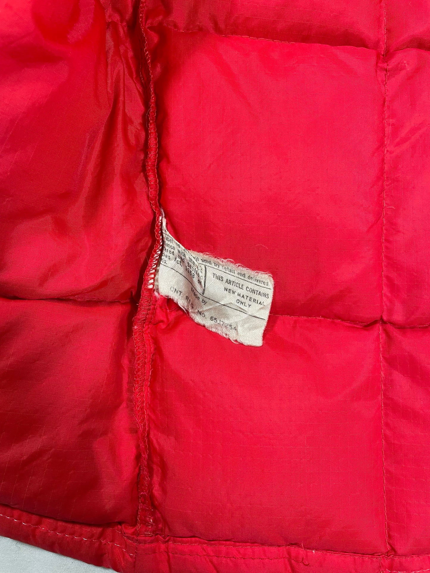 1960's Down Filled Puffer Jacket - M