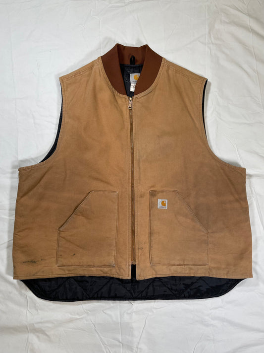 2000's Carhartt Canvas Work Vest - 4XL