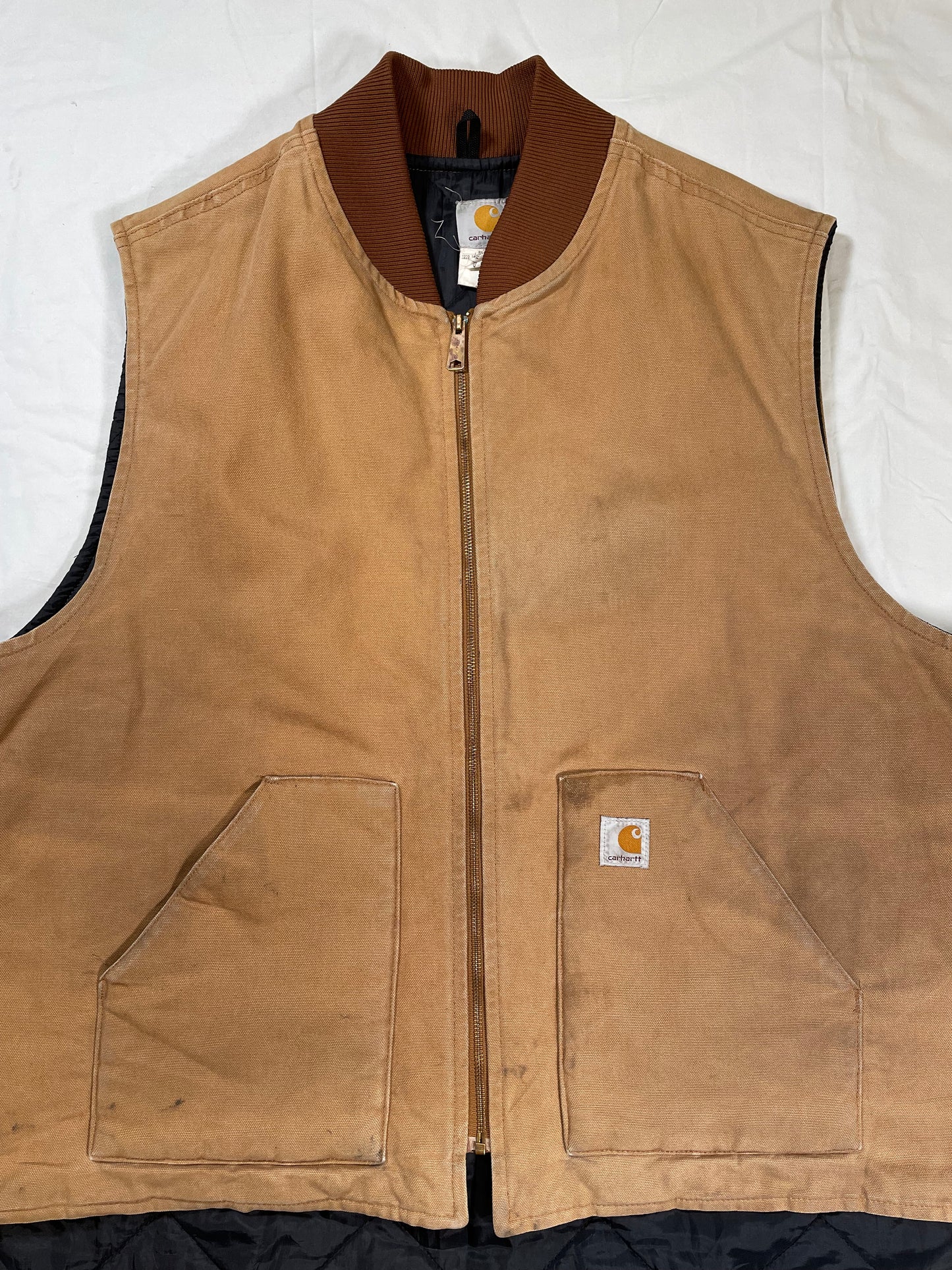 2000's Carhartt Canvas Work Vest - 4XL