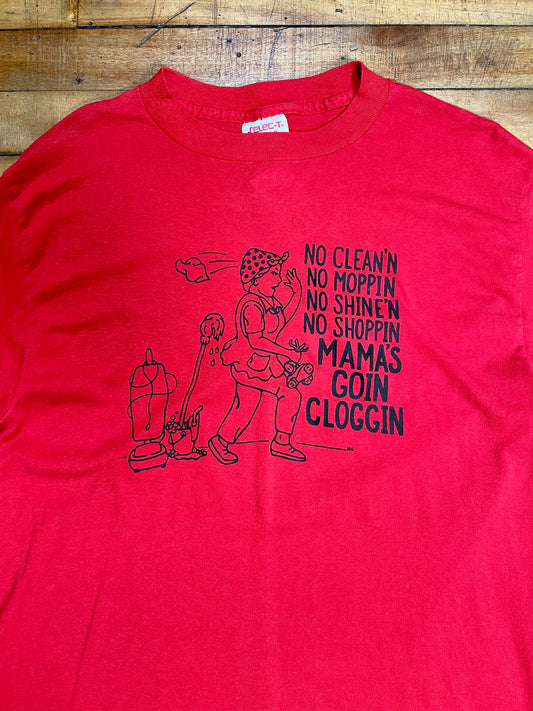1980's 'Mama's Goin Cloggin' T-Shirt - M