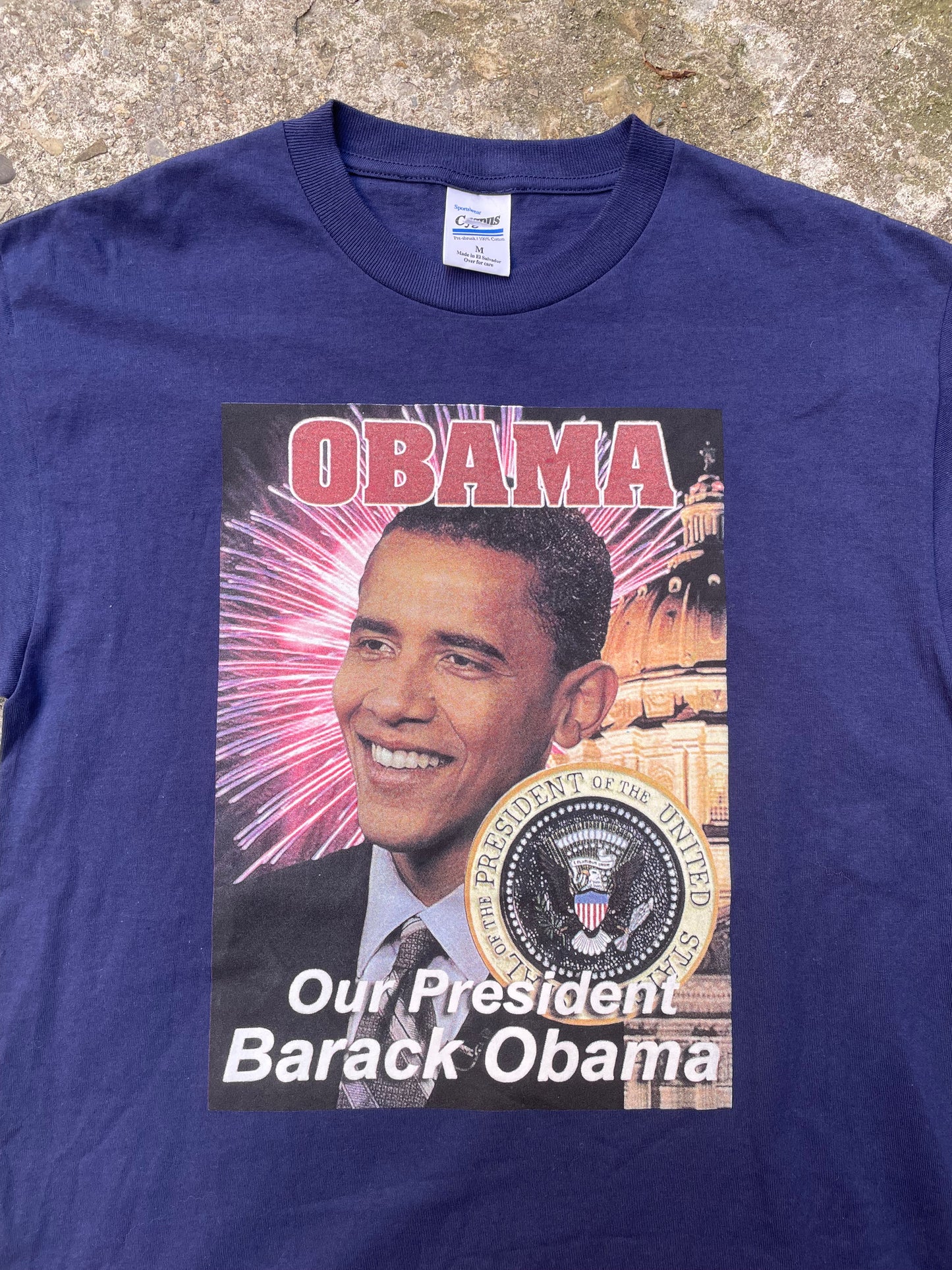 2008 Barrack Obama Graphic T-Shirt - M