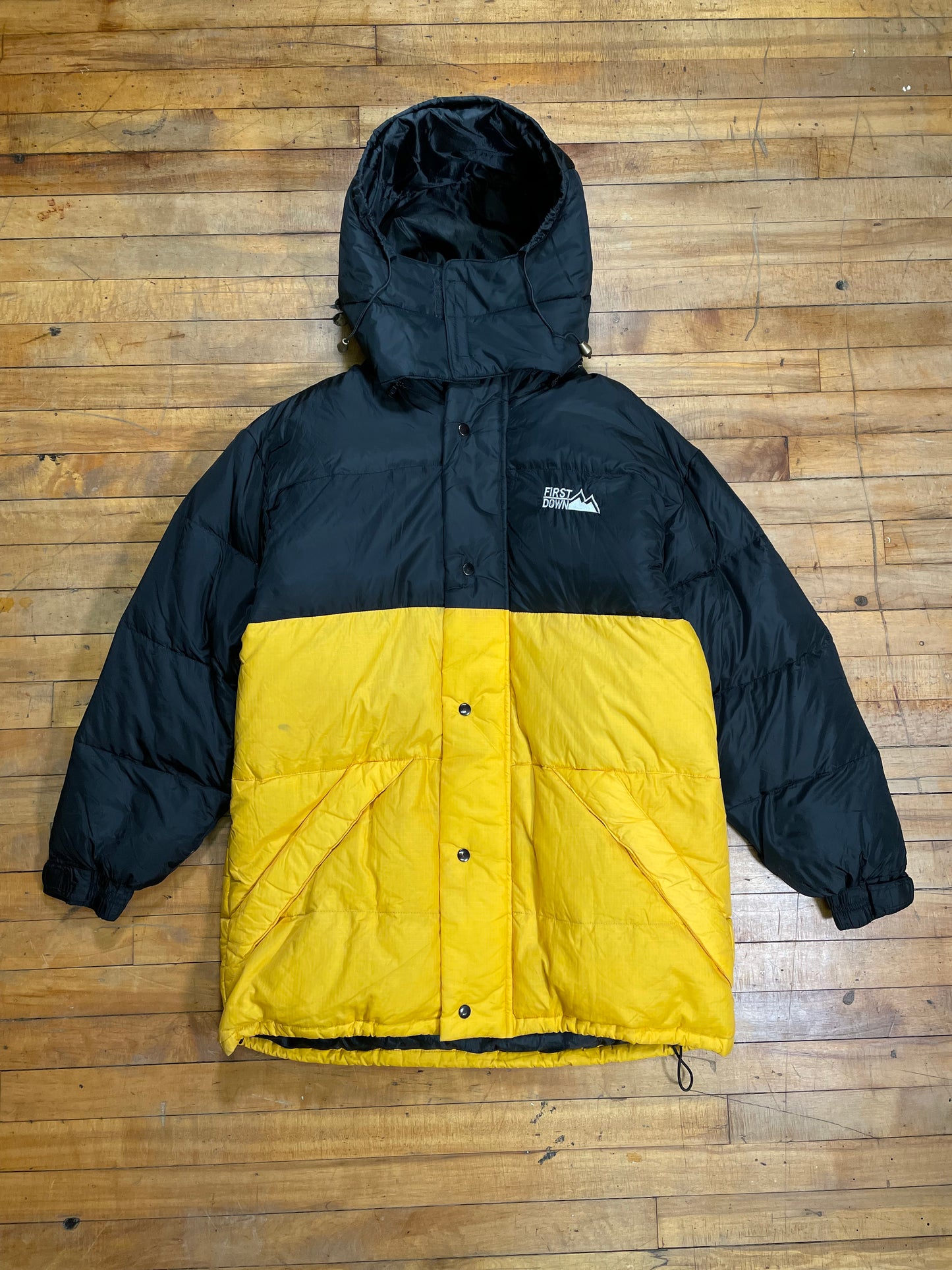1990's First Down Heavy Down Filled Puffer Jacket/Coat - L