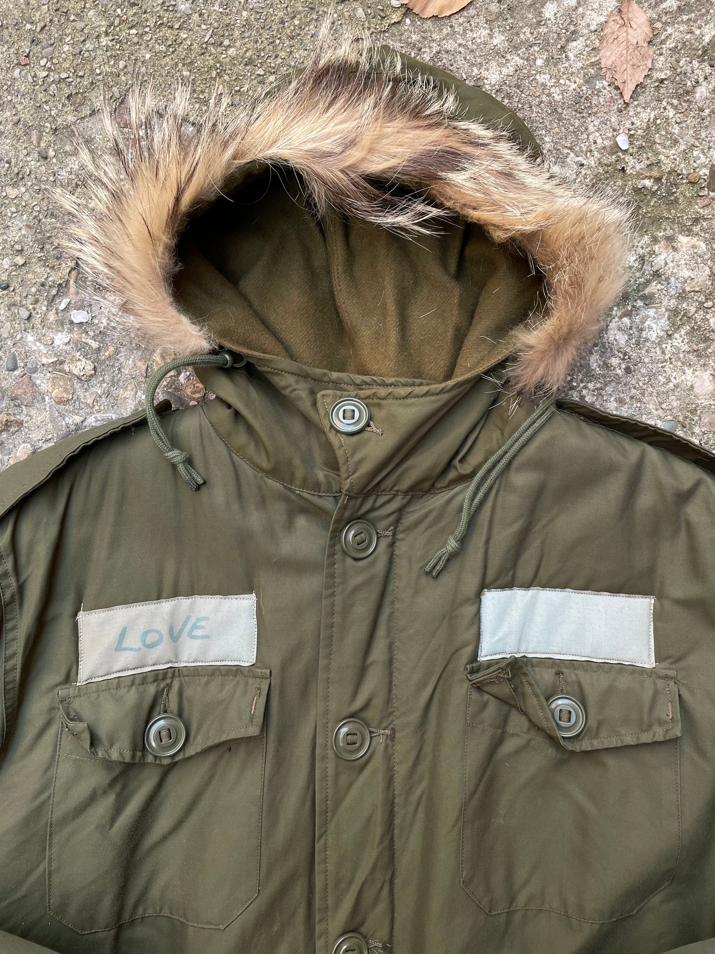 1973 Canadian Armed Forces ECW OG 107 Parka Coat - XL