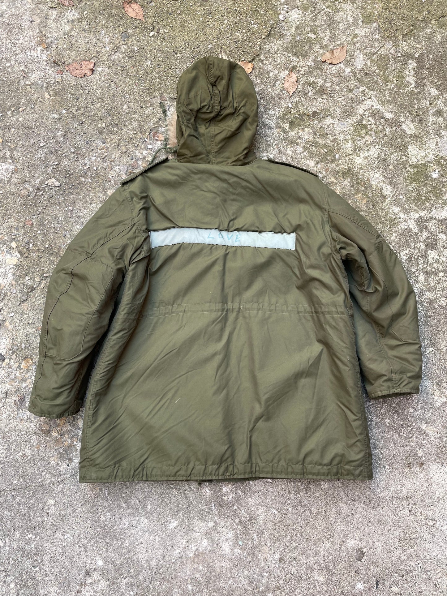 1973 Canadian Armed Forces ECW OG 107 Parka Coat - XL