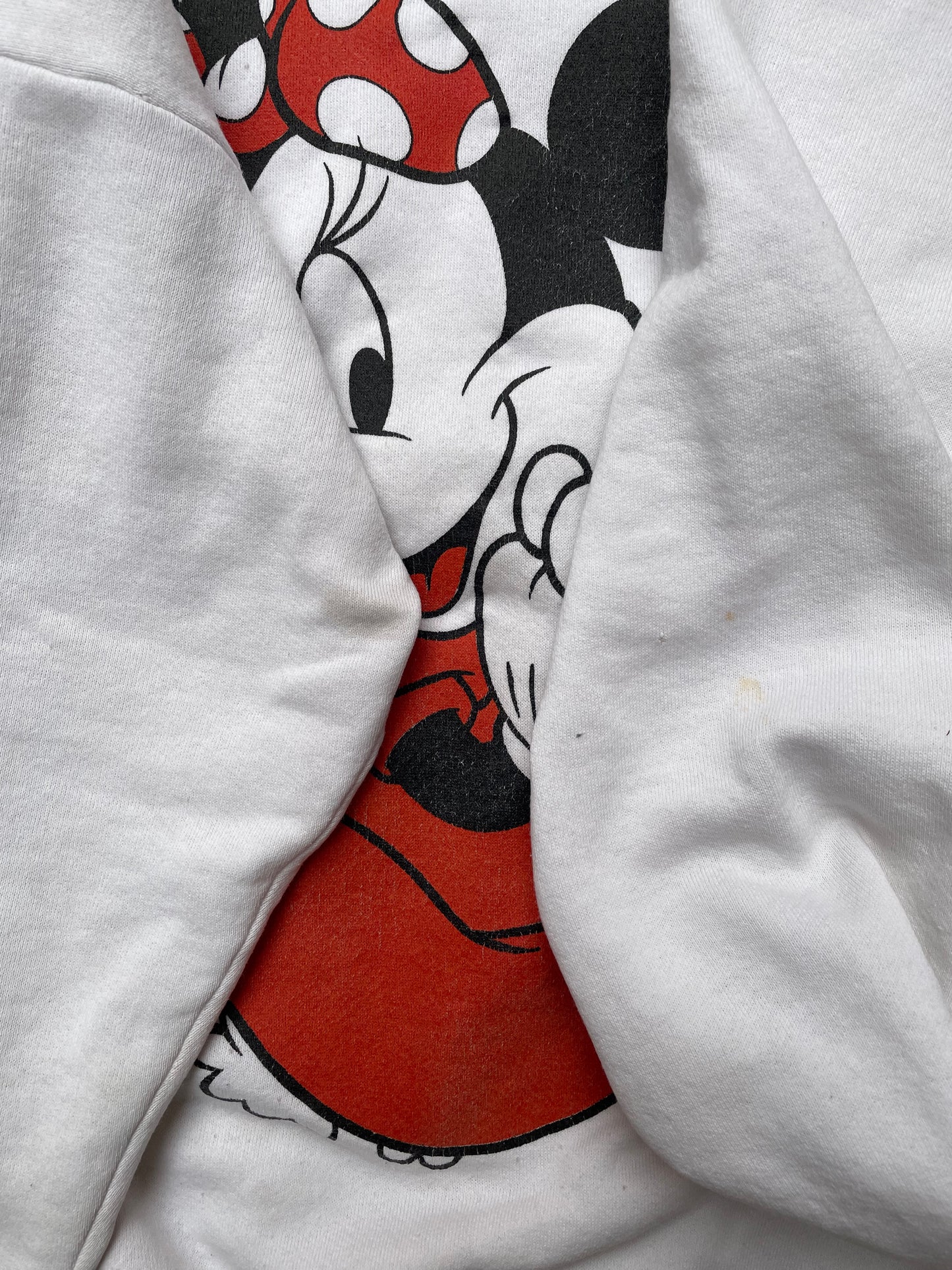 1980's/1990's Minnie Mouse Double Sided Graphic Crewneck Sweatshirt - XL