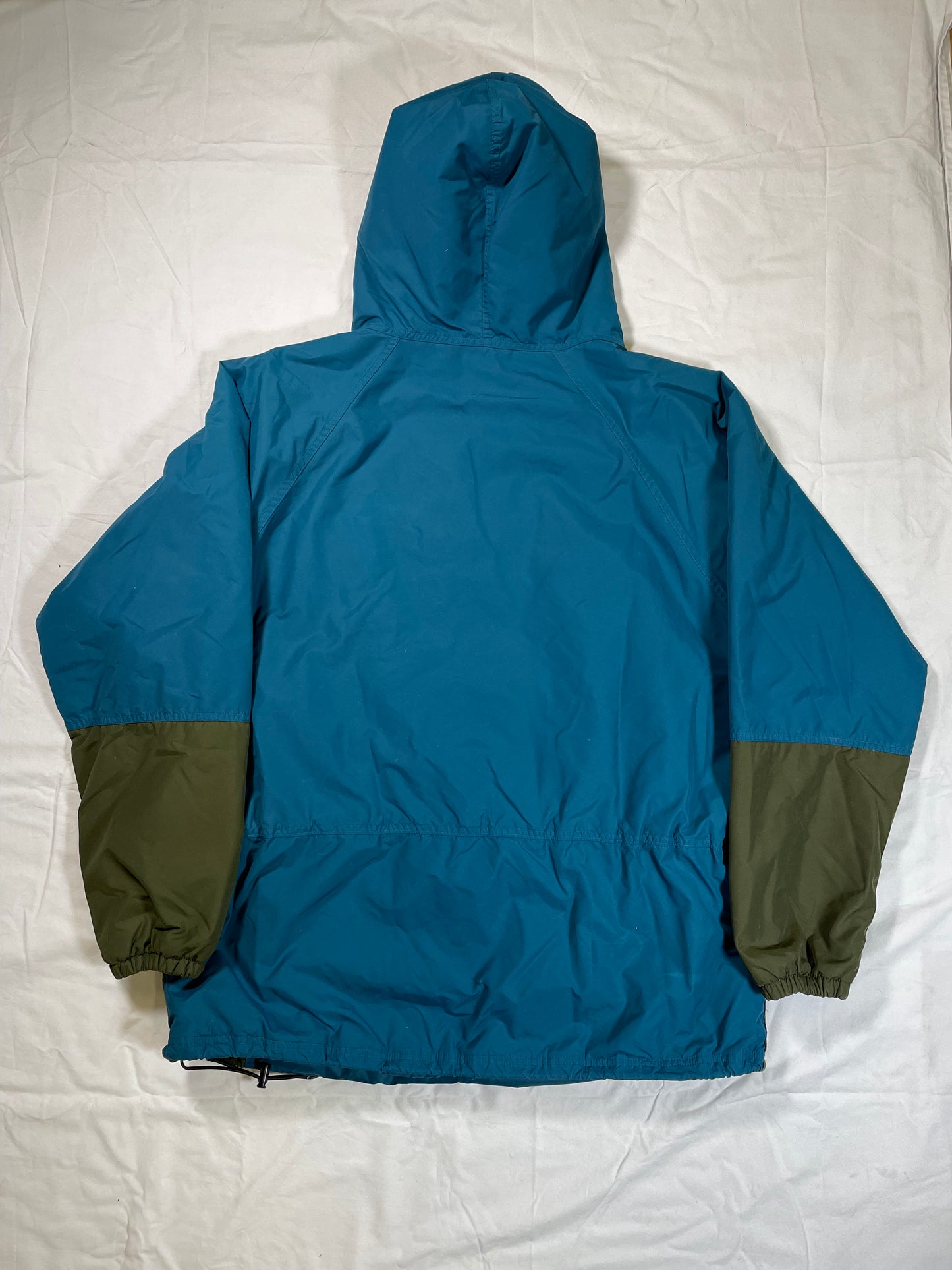 1990's L.L. Bean Thinsulate Aztec Hooded Anorak Jacket - XL