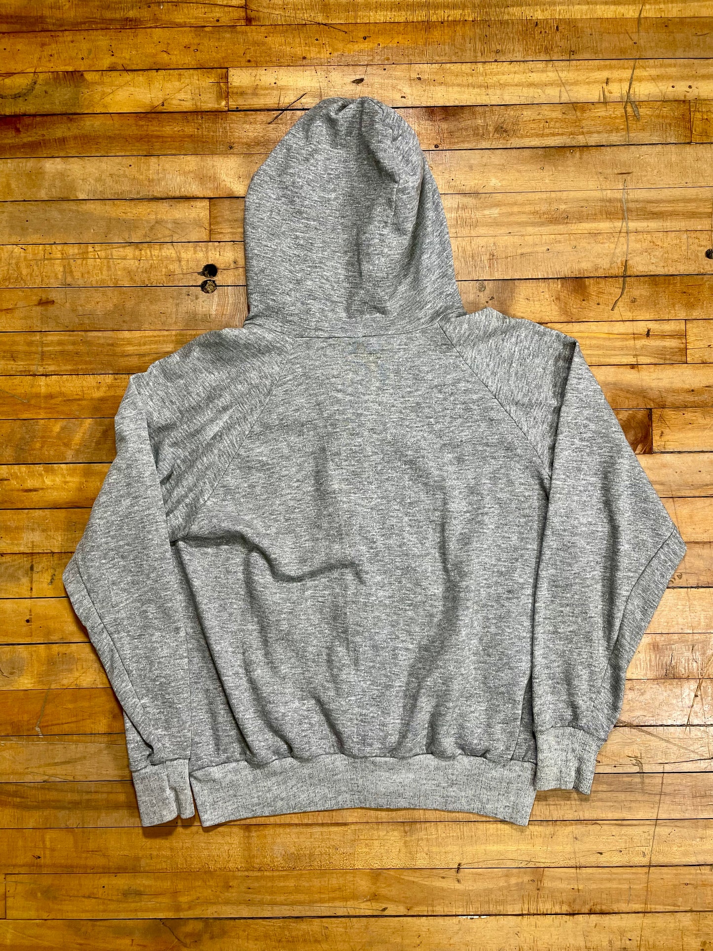 1970's/1980's Grey Zip Up Hoodie - L