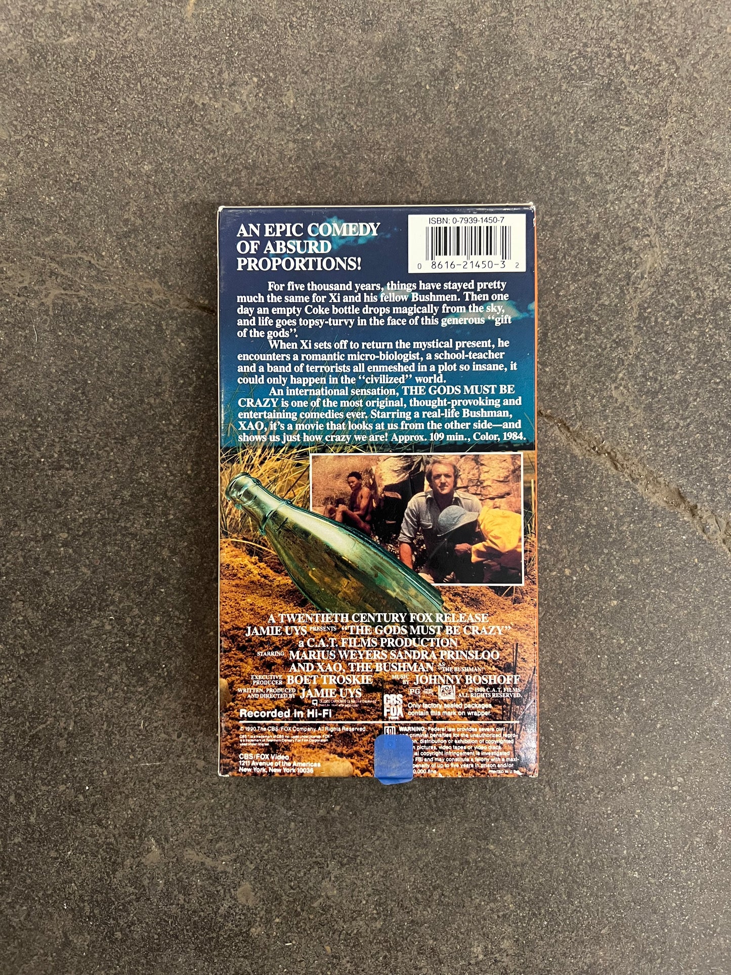 1990 The Gods Must Be Crazy 1 & 2 VHS Tapes