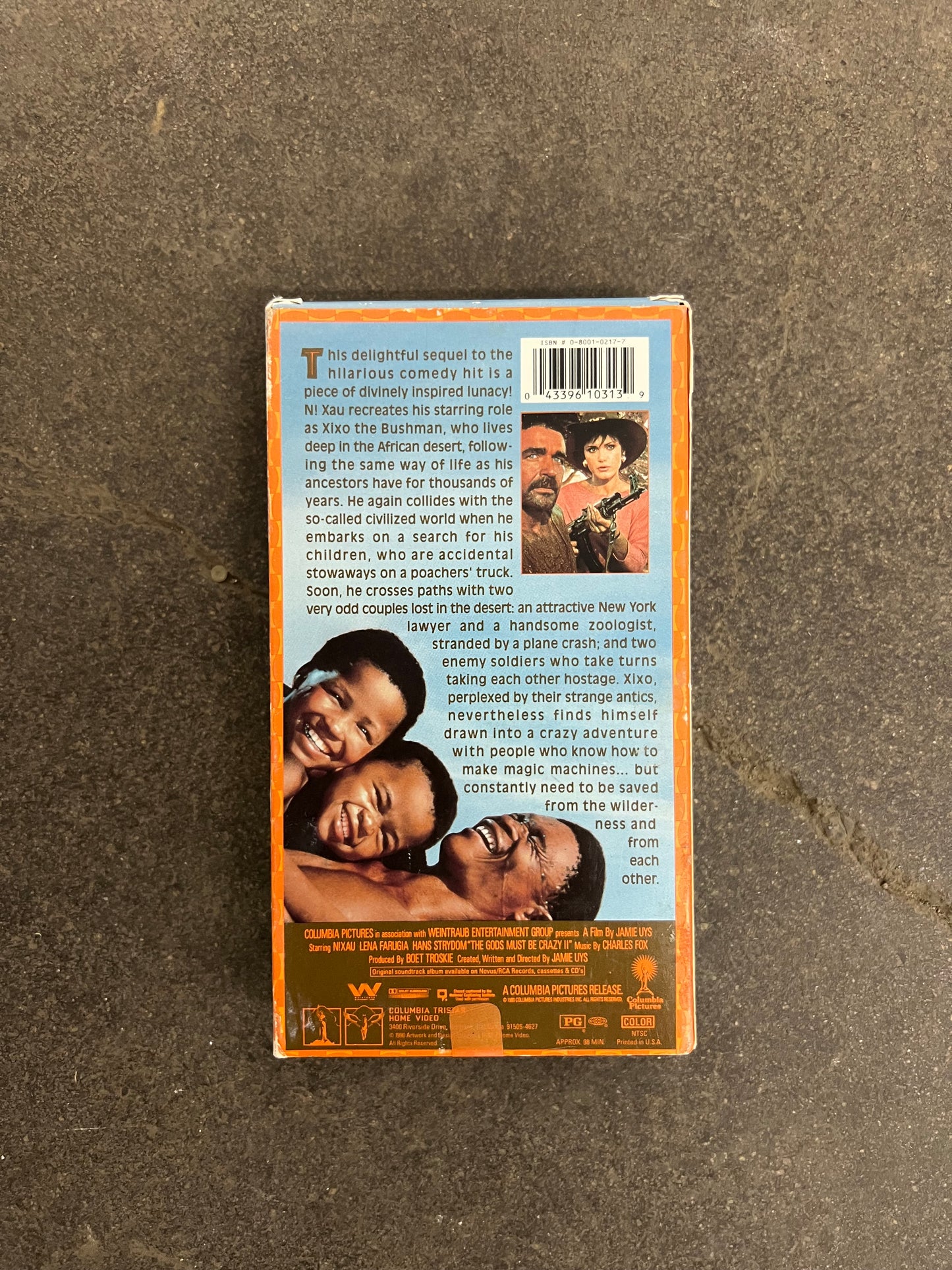 1990 The Gods Must Be Crazy 1 & 2 VHS Tapes